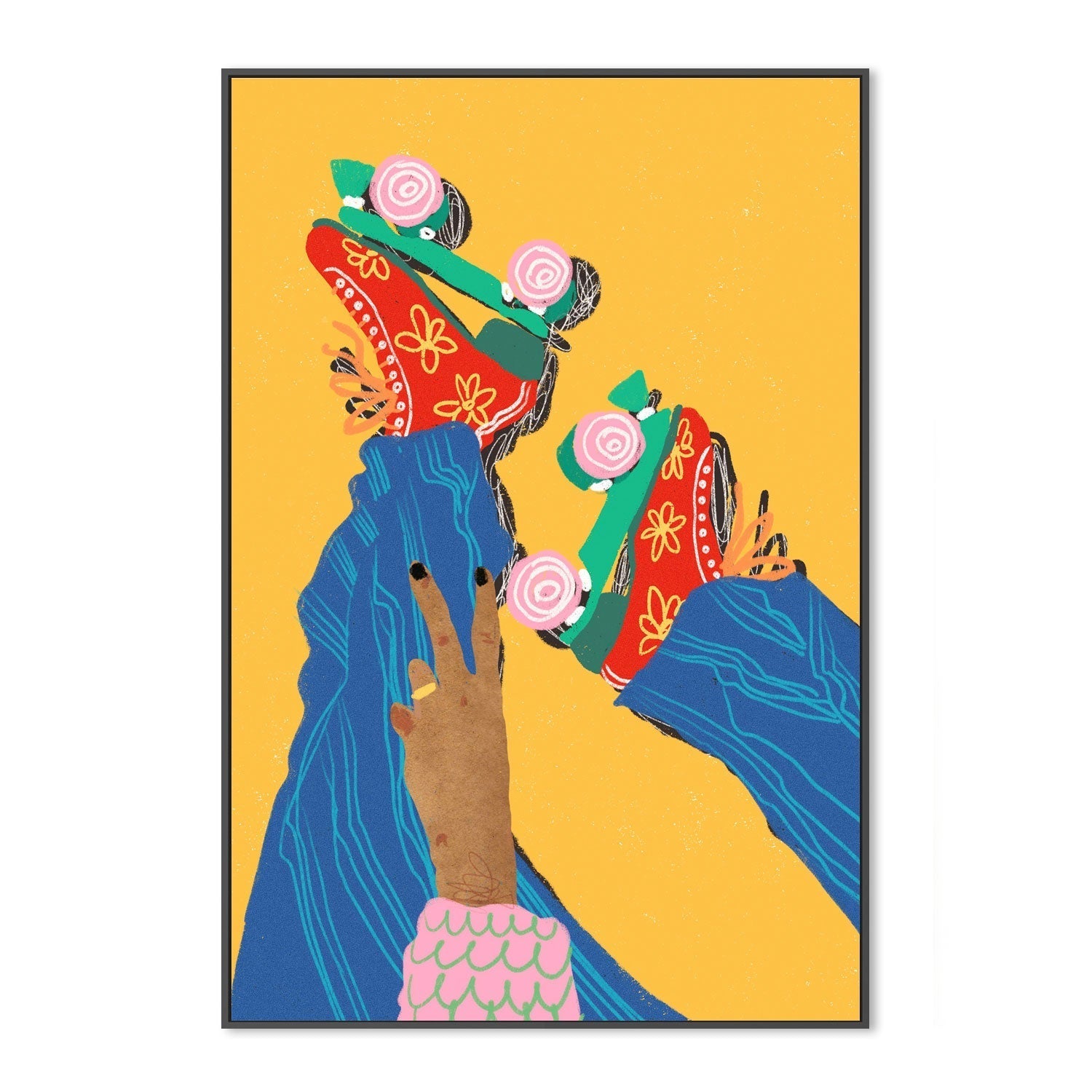 wall-art-print-canvas-poster-framed-Skates , By Gigi Rosado-GIOIA-WALL-ART