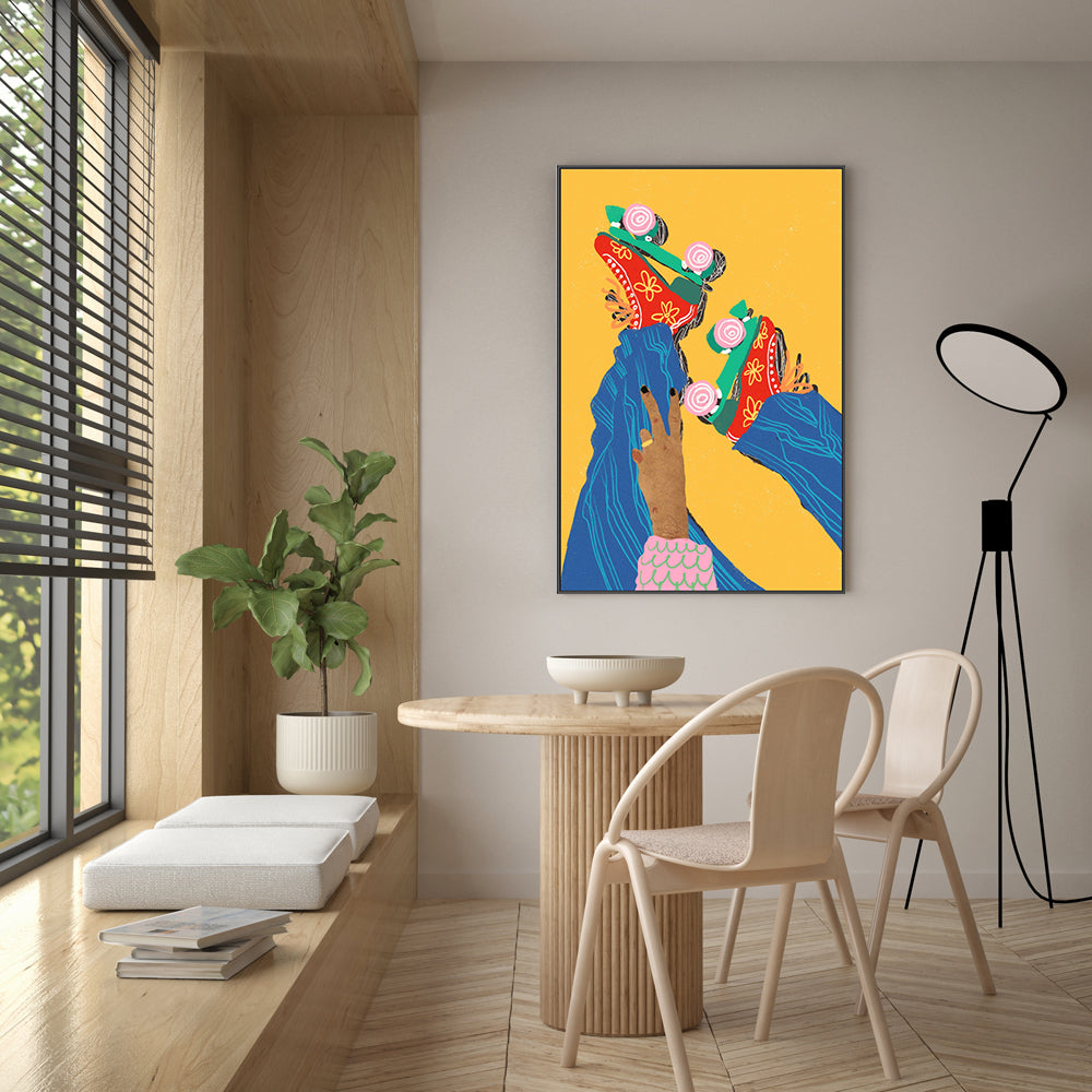 wall-art-print-canvas-poster-framed-Skates , By Gigi Rosado-GIOIA-WALL-ART