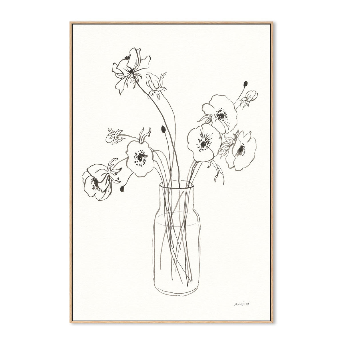wall-art-print-canvas-poster-framed-Sketches of Spring, Style A , By Danhui Nai-GIOIA-WALL-ART