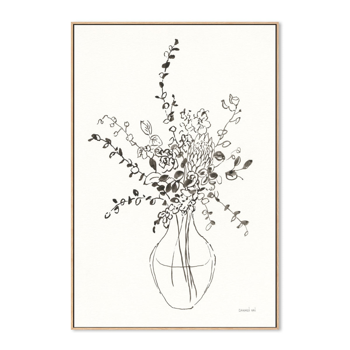 wall-art-print-canvas-poster-framed-Sketches of Spring, Style B , By Danhui Nai-GIOIA-WALL-ART