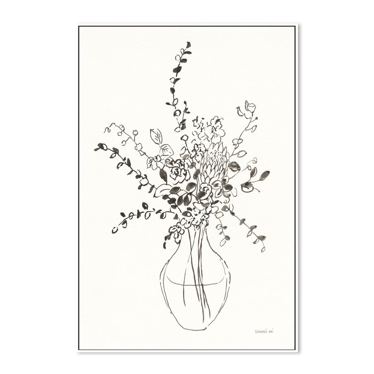 wall-art-print-canvas-poster-framed-Sketches of Spring, Style B , By Danhui Nai-GIOIA-WALL-ART
