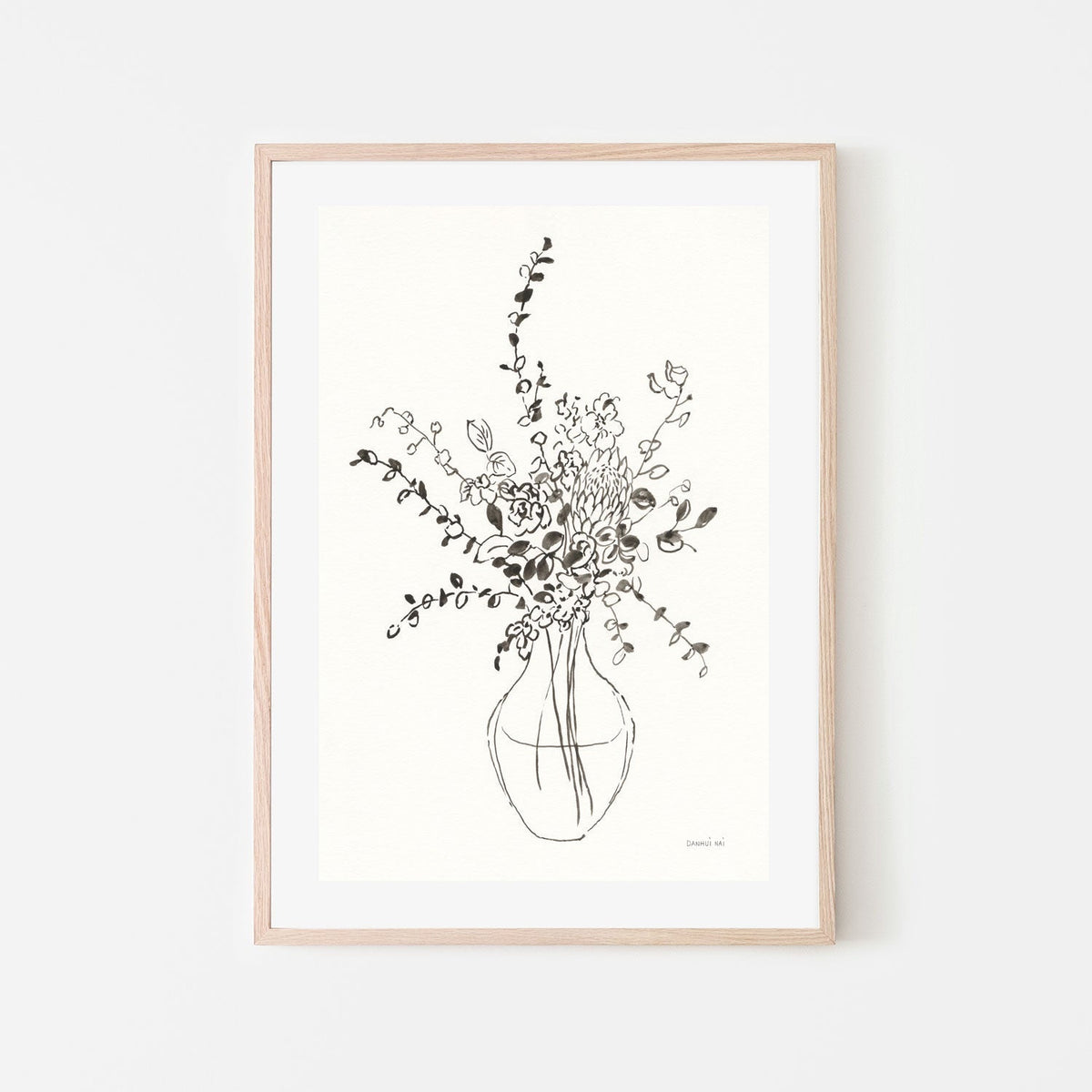 wall-art-print-canvas-poster-framed-Sketches of Spring, Style B , By Danhui Nai-GIOIA-WALL-ART