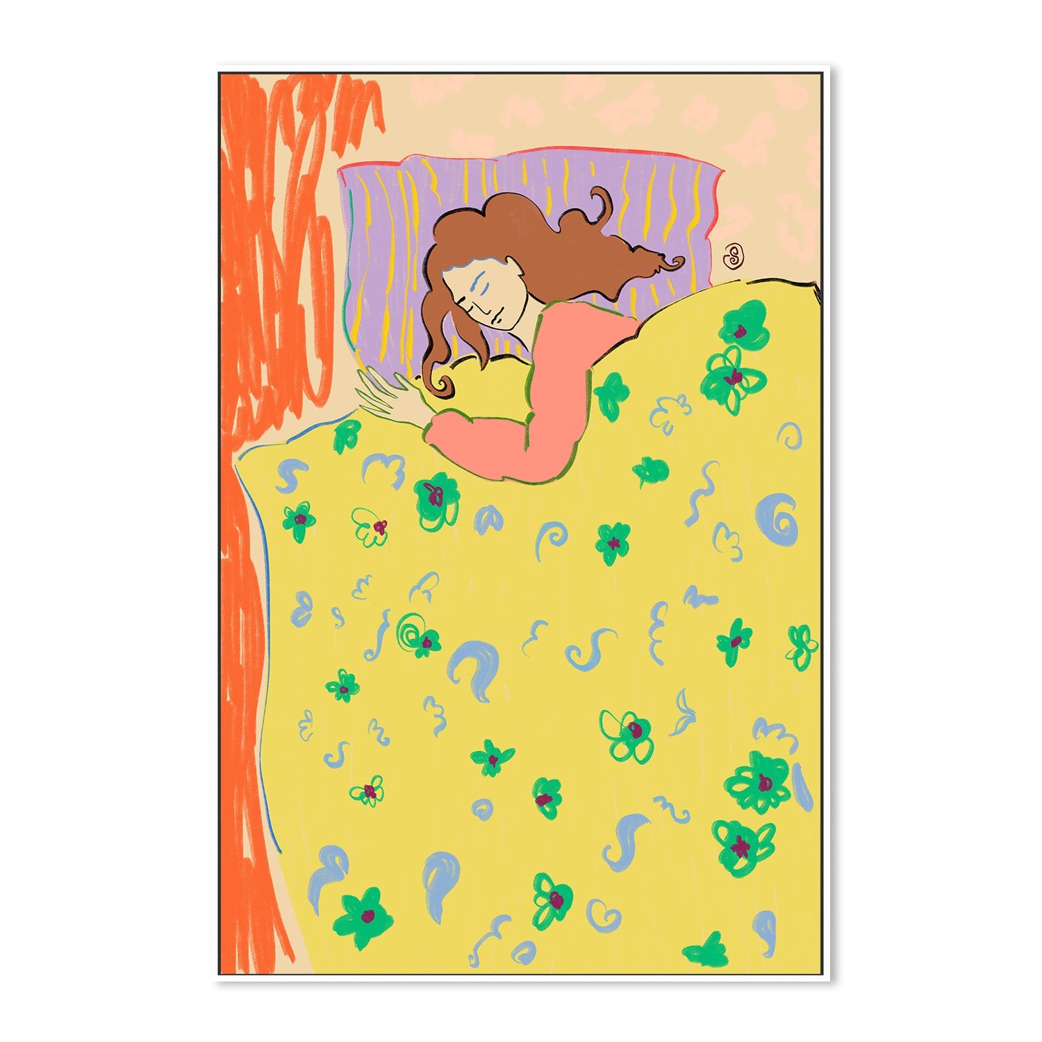 wall-art-print-canvas-poster-framed-Sleeping In-5