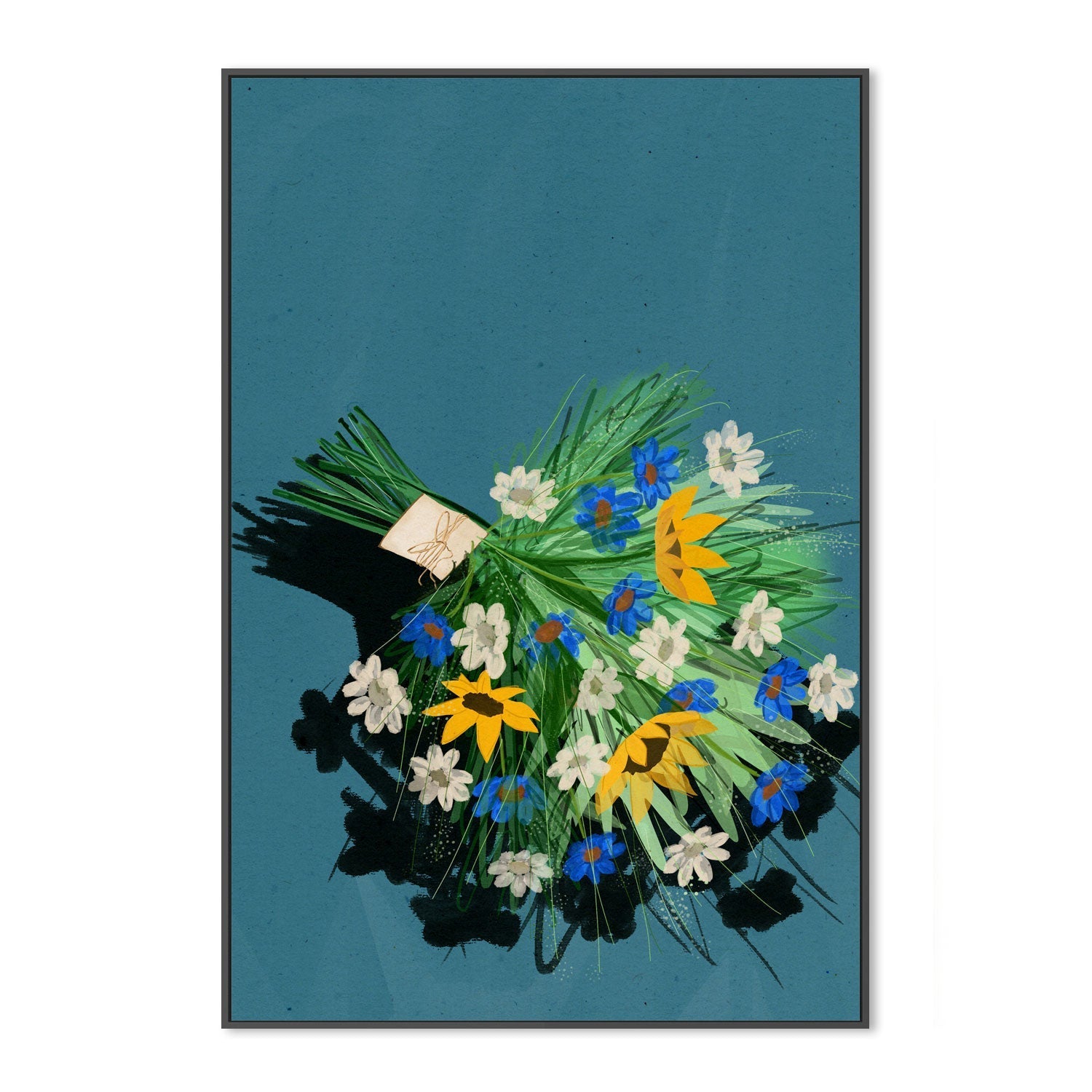 wall-art-print-canvas-poster-framed-Smell Of Fresh Flowers , By Eva Halfers-3