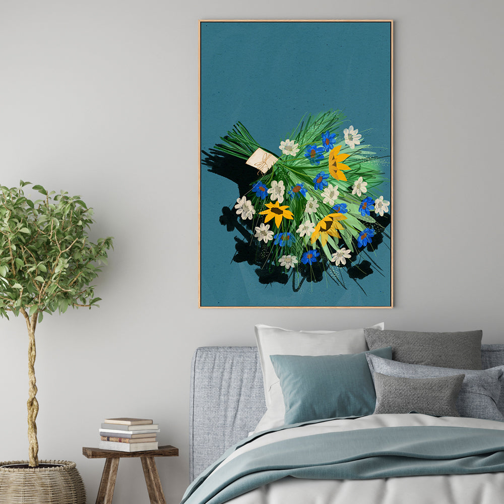 wall-art-print-canvas-poster-framed-Smell Of Fresh Flowers , By Eva Halfers-7