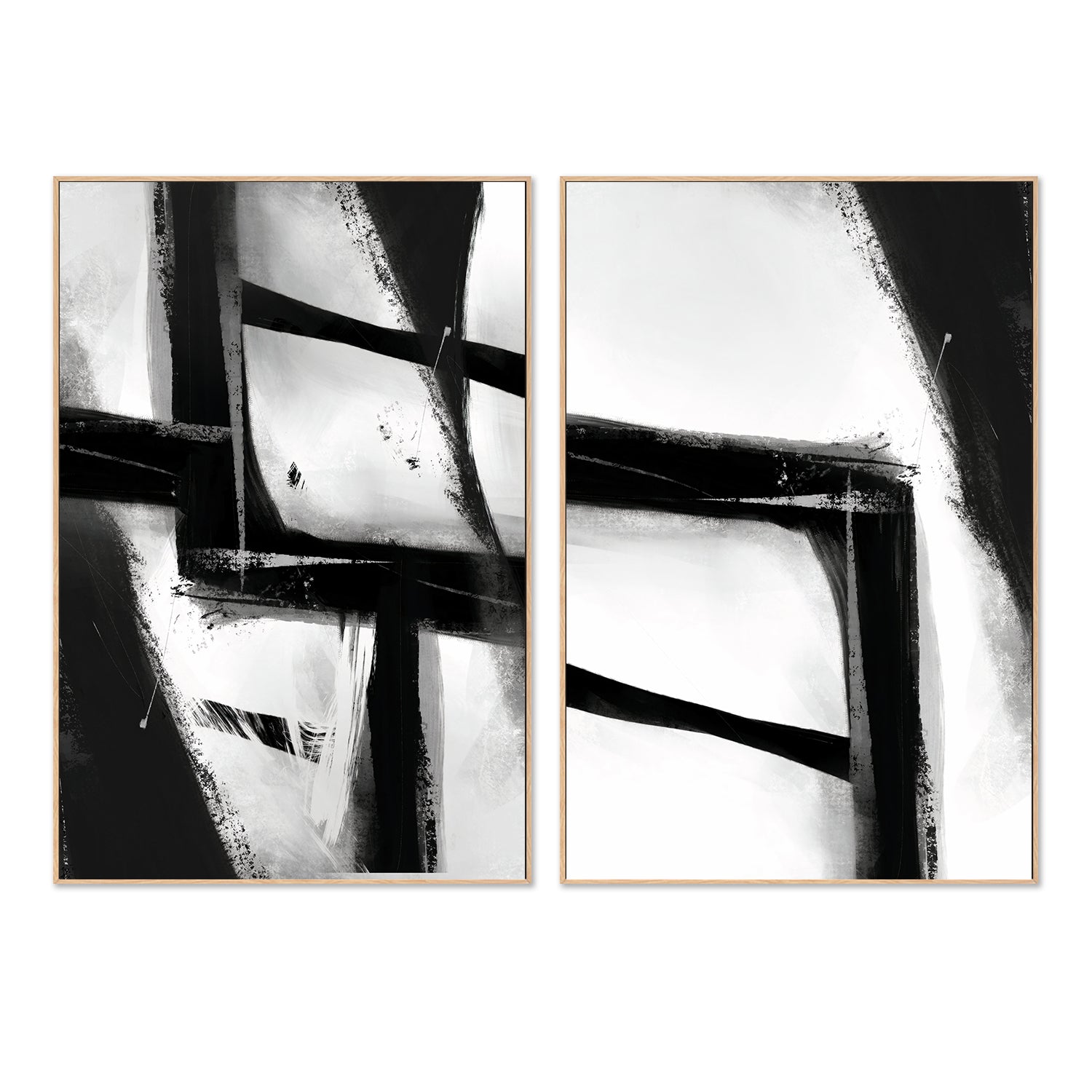 wall-art-print-canvas-poster-framed-Smoke, Style A & B, Set Of 2 , By Karine Tonial Grimm-4