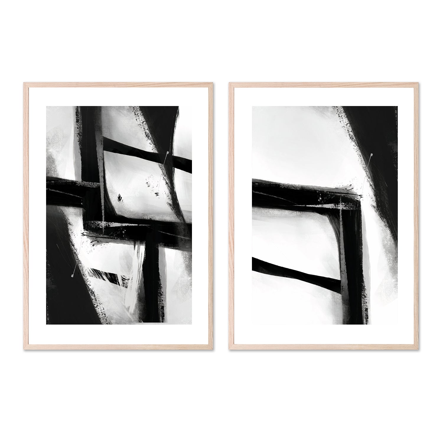 wall-art-print-canvas-poster-framed-Smoke, Style A & B, Set Of 2 , By Karine Tonial Grimm-6