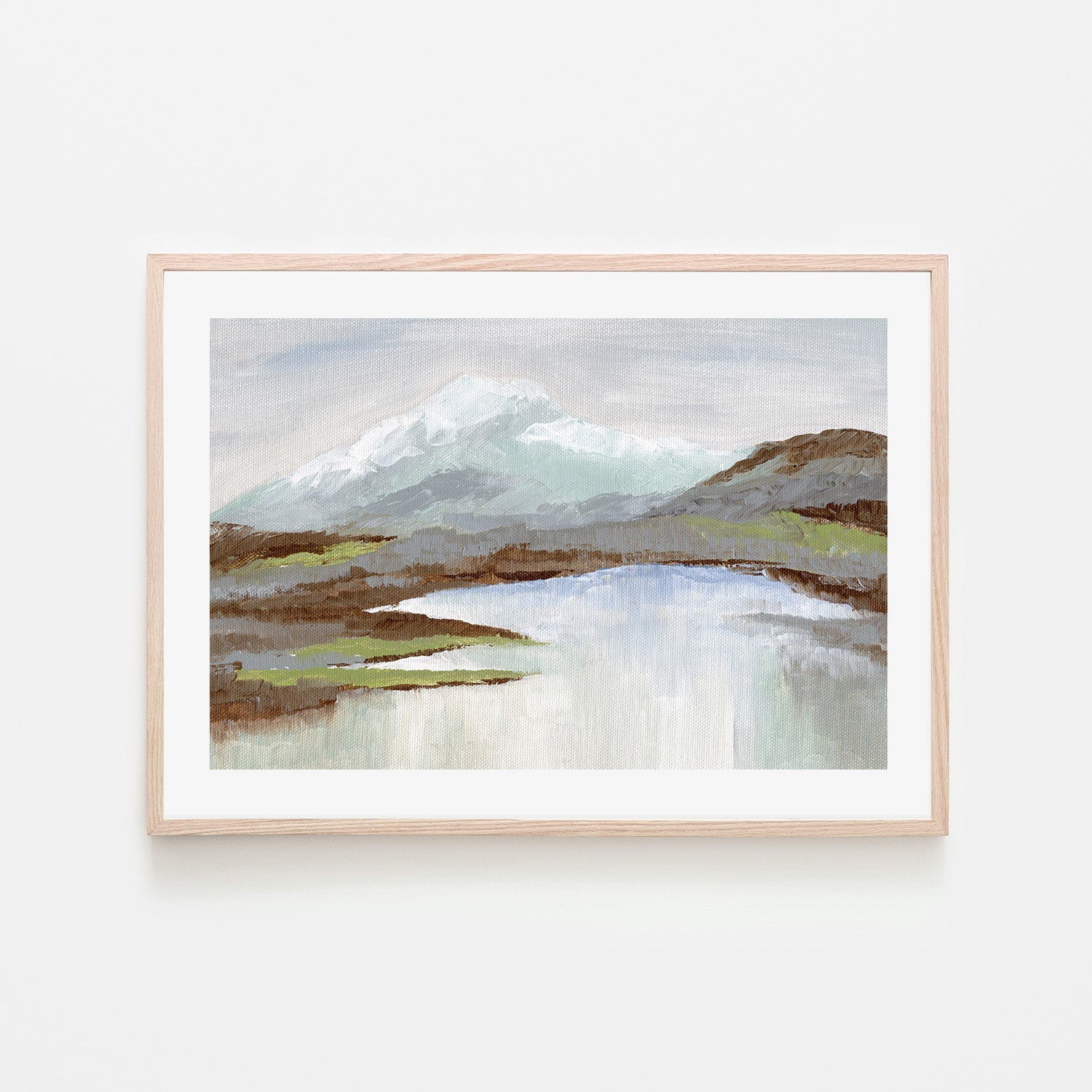 wall-art-print-canvas-poster-framed-Snowy Alp , By Nikita Jariwala-6