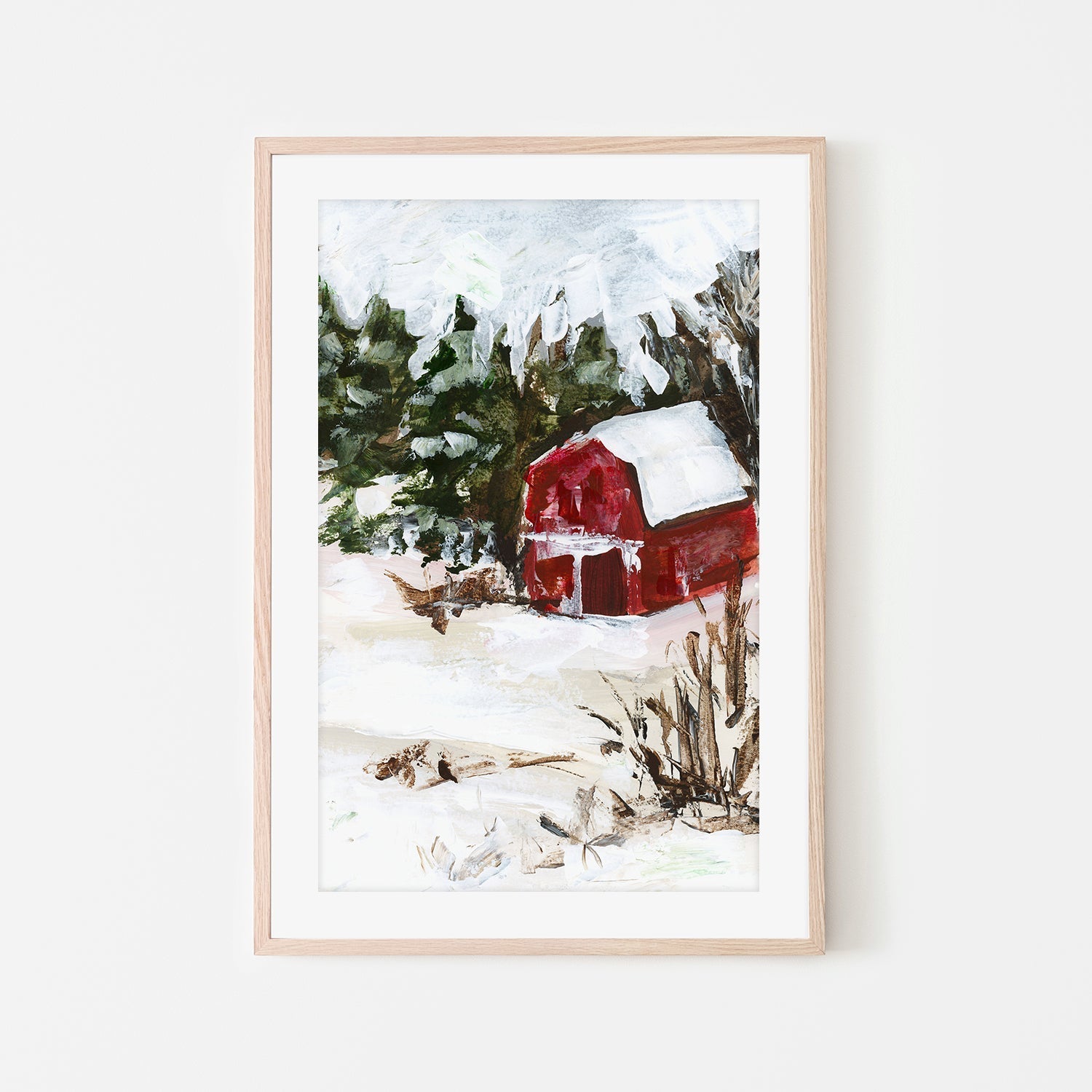 wall-art-print-canvas-poster-framed-Snowy Trails, Style C, By Jetty Home , By Jetty Home-6