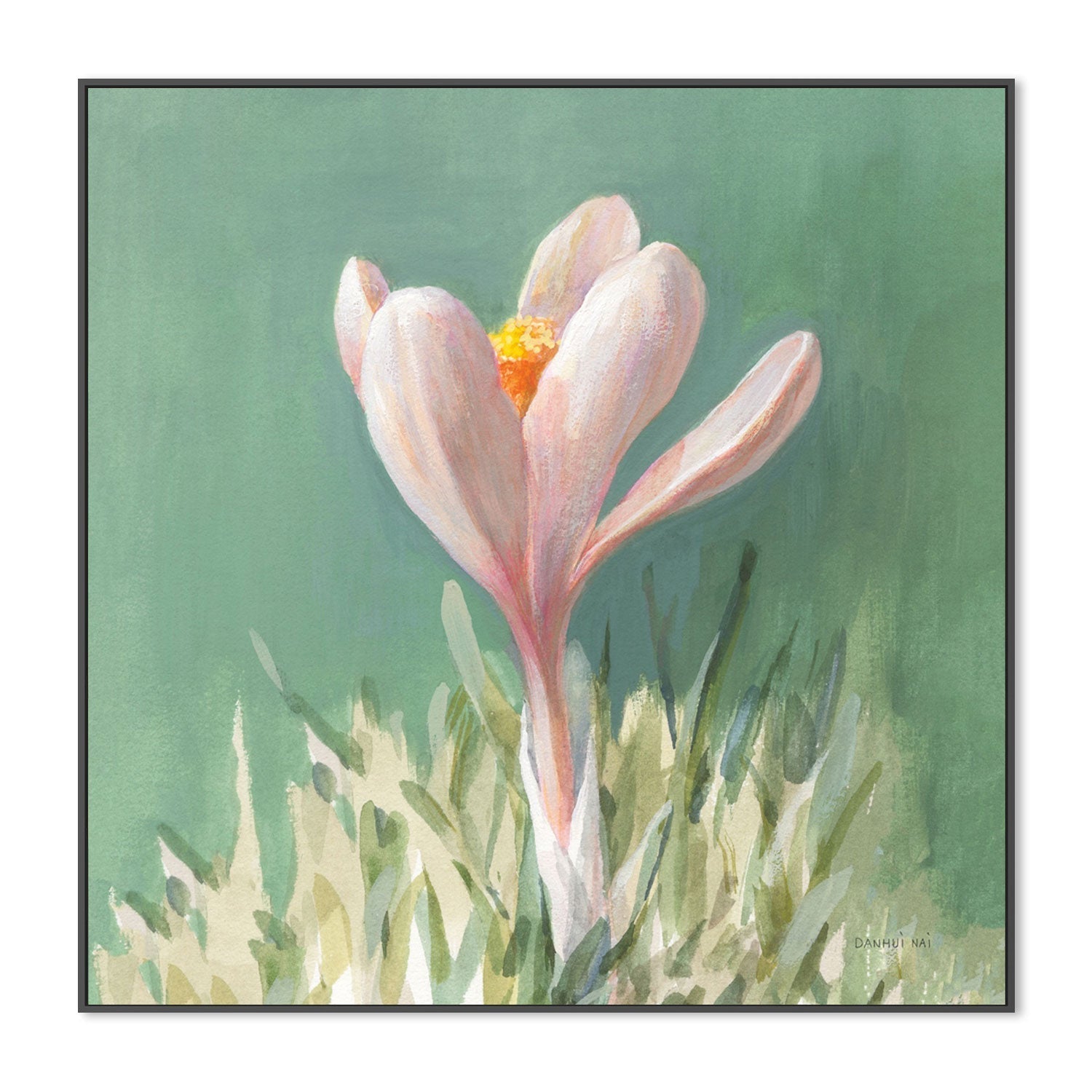 wall-art-print-canvas-poster-framed-Soft Crocus-by-Danhui Nai-Gioia Wall Art