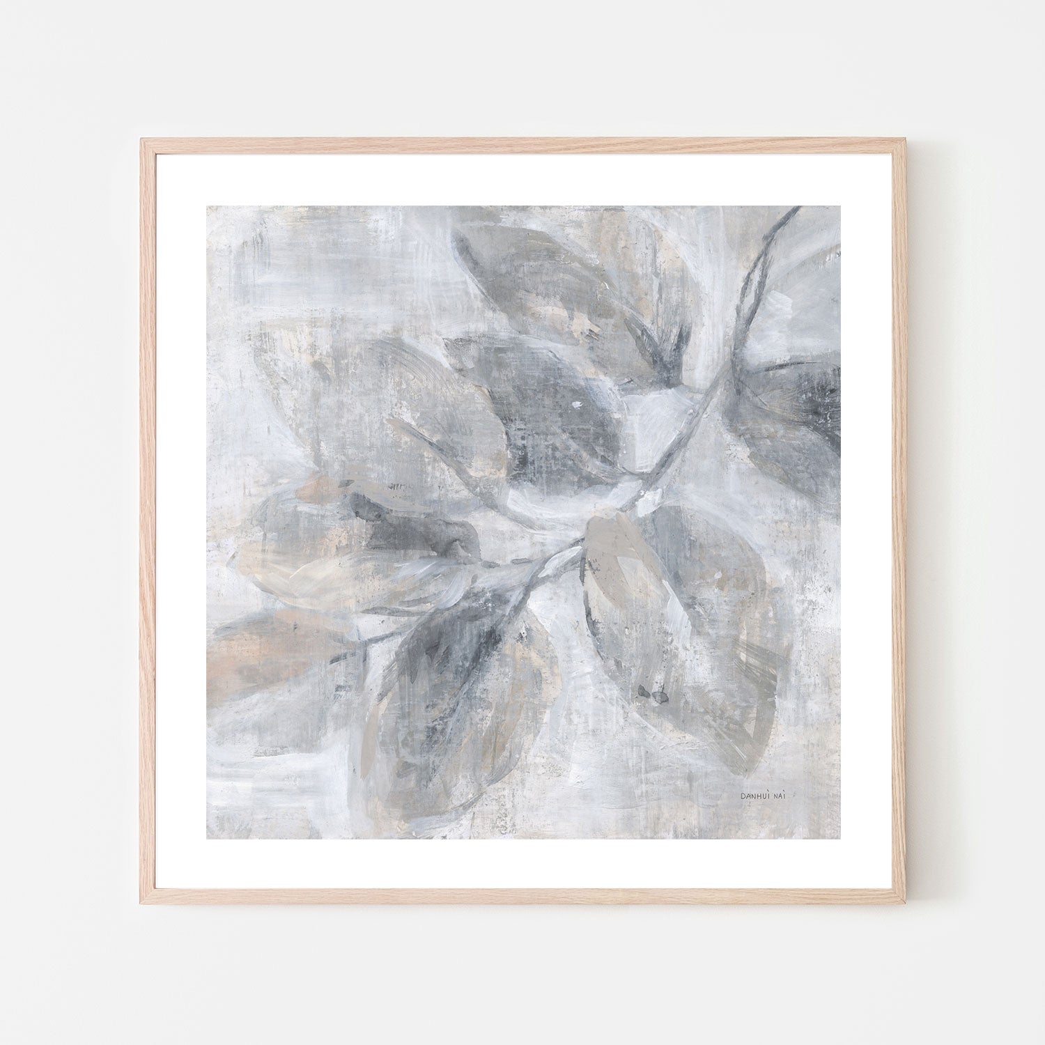 wall-art-print-canvas-poster-framed-Soft Leaves, Style B , By Danhui Nai-6