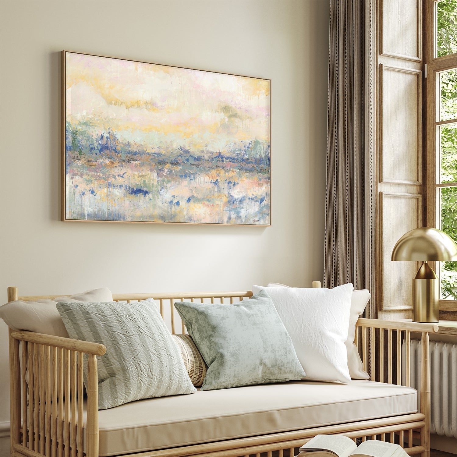 wall-art-print-canvas-poster-framed-Soft Light , By Karen Cavania-7