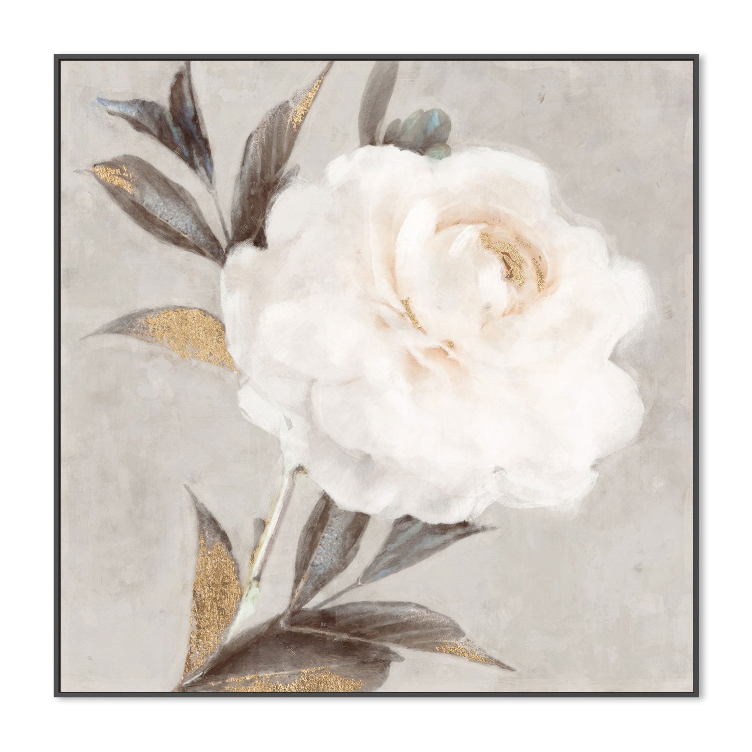 wall-art-print-canvas-poster-framed-Soft Neutral Peony, Style A , By Nina Blue-3