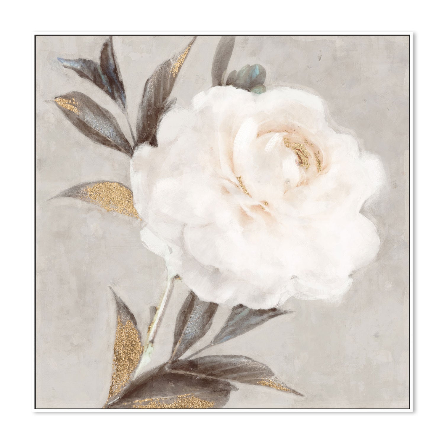 wall-art-print-canvas-poster-framed-Soft Neutral Peony, Style A , By Nina Blue-5