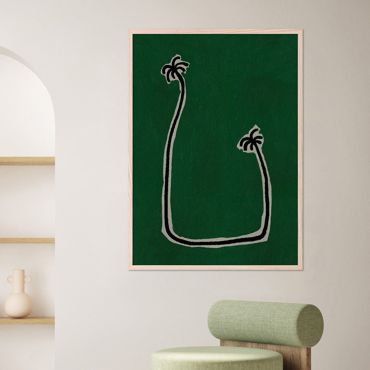 wall-art-print-canvas-poster-framed-Soul Bound - Green-2