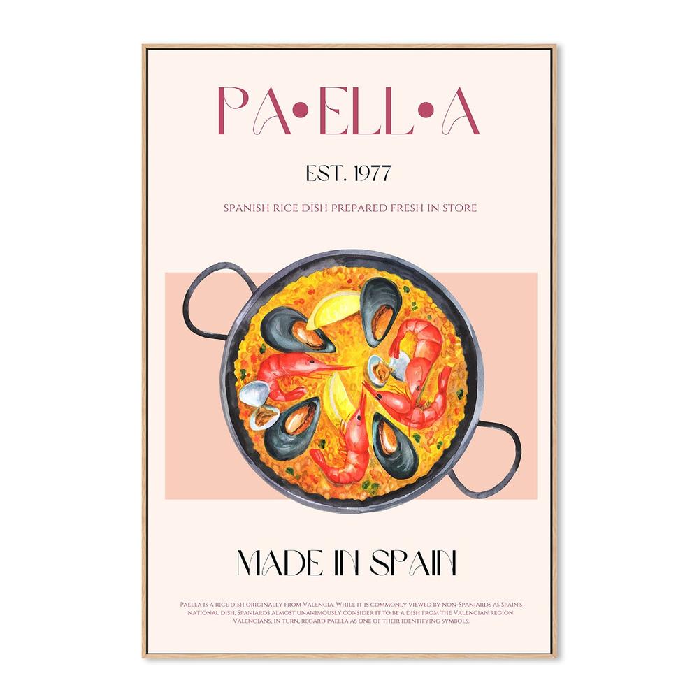 wall-art-print-canvas-poster-framed-Spanish Seafood Paella-4