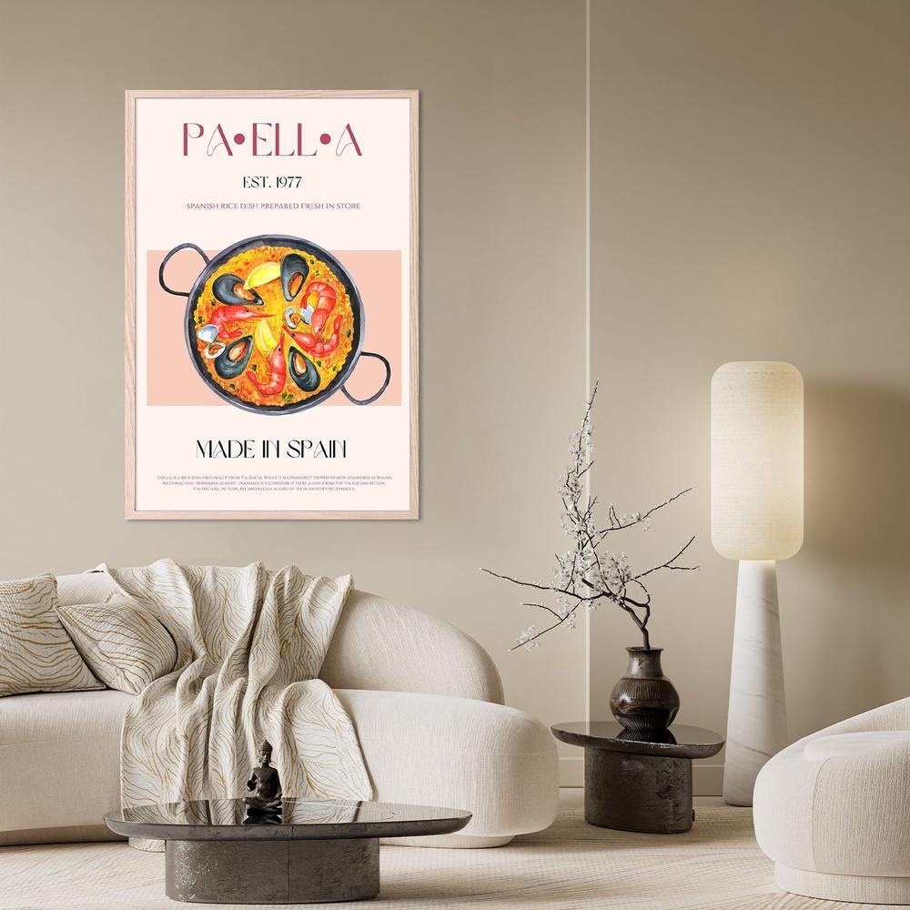 wall-art-print-canvas-poster-framed-Spanish Seafood Paella-8