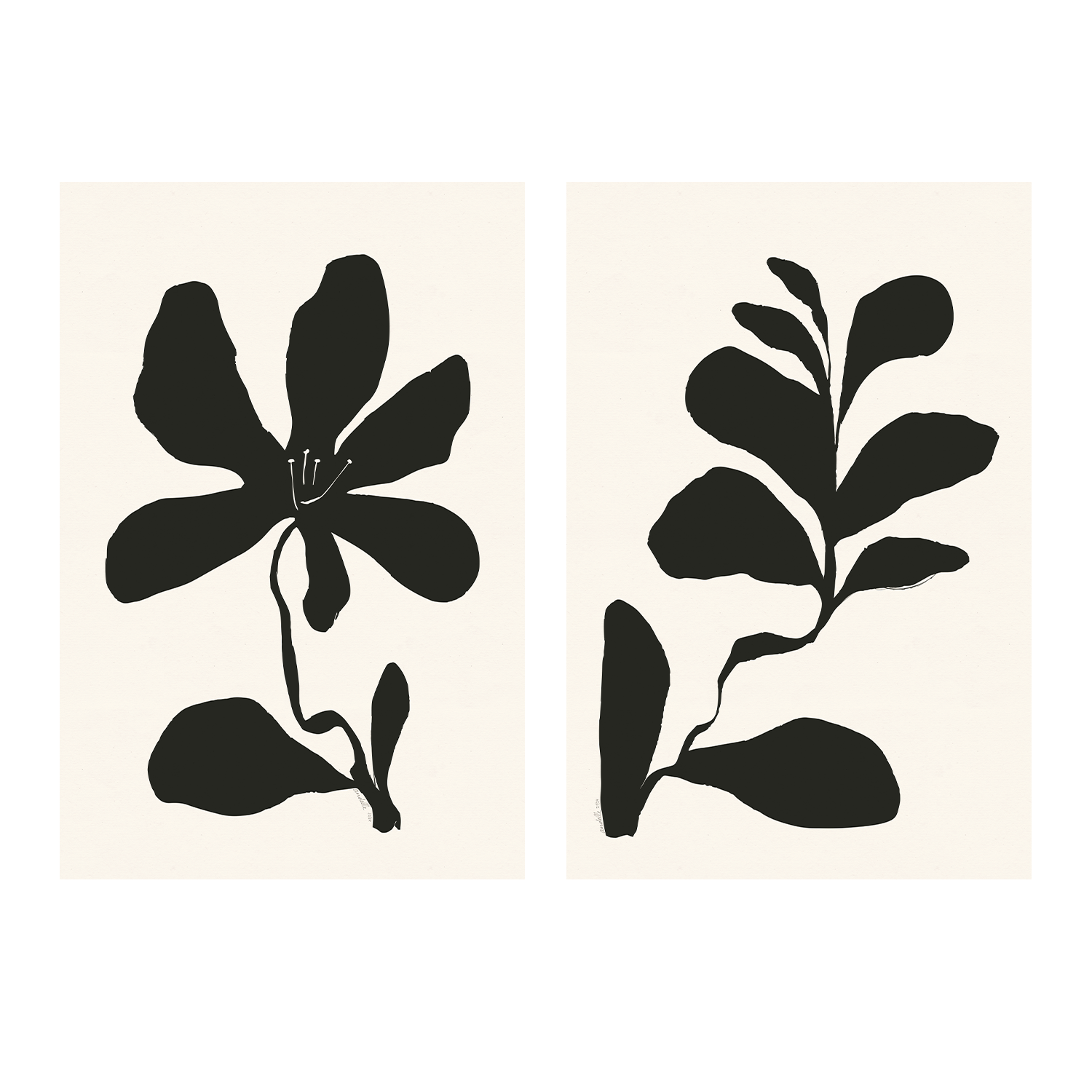wall-art-print-canvas-poster-framed-Spring Bloom, Style A & B, Set Of 2 , By Andelle Art-1