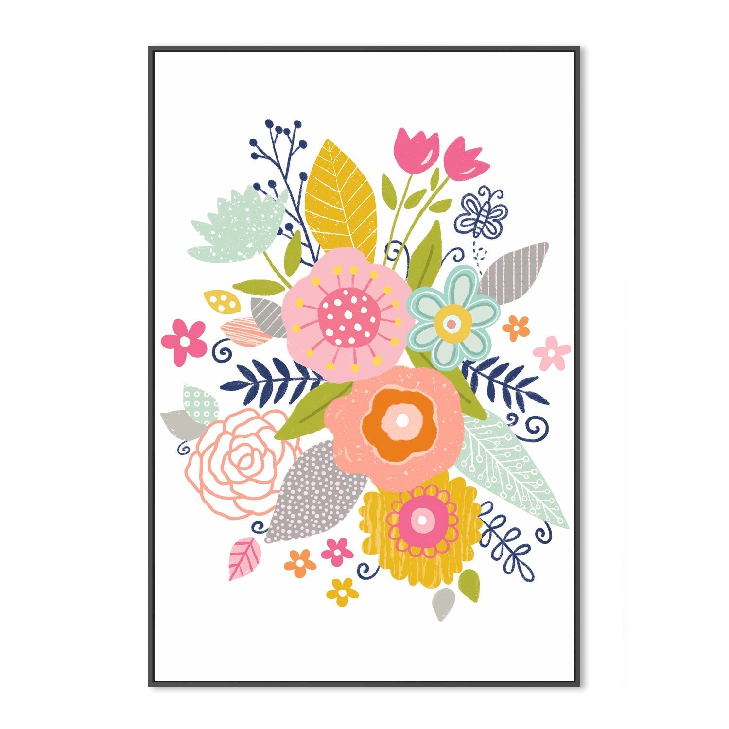 wall-art-print-canvas-poster-framed-Spring Blooms , By Lisa Nohren-3