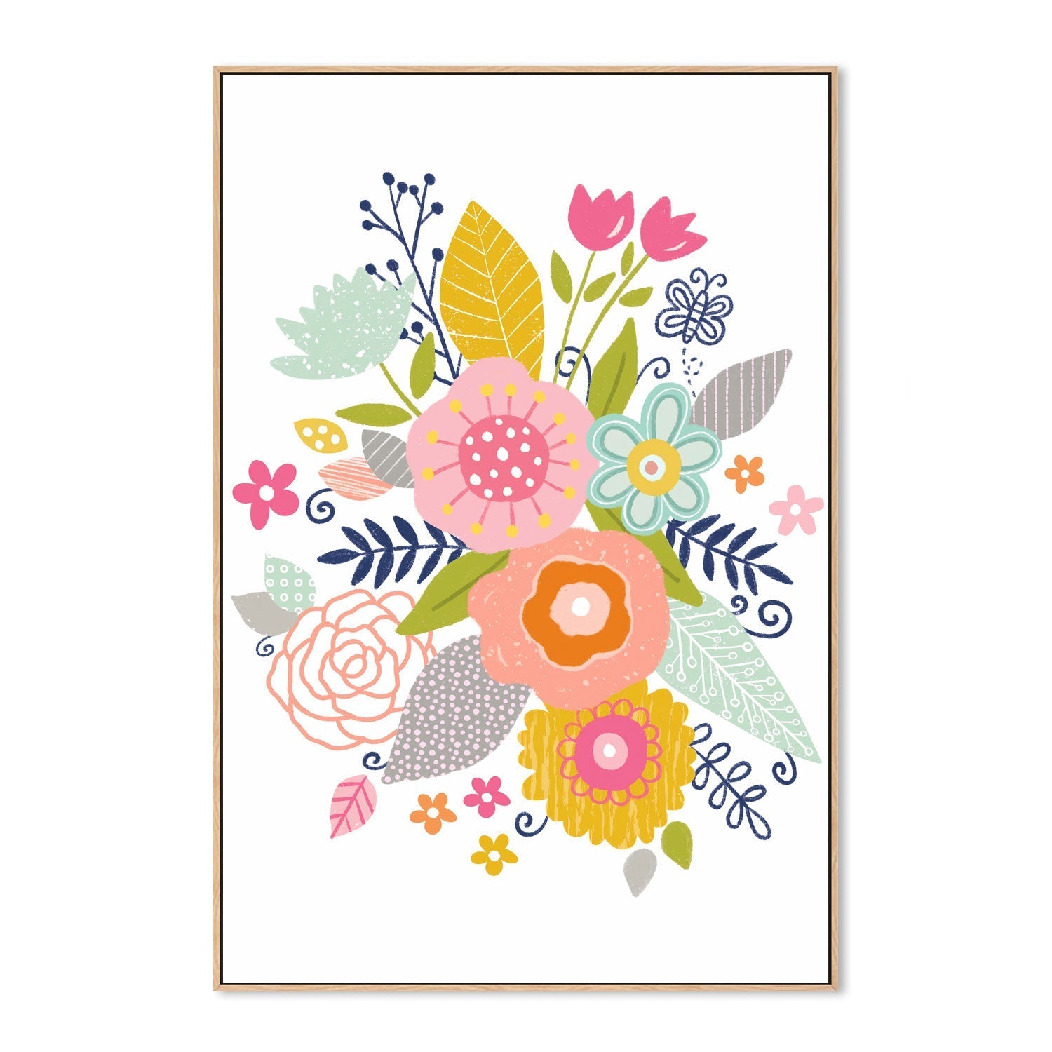 wall-art-print-canvas-poster-framed-Spring Blooms , By Lisa Nohren-4
