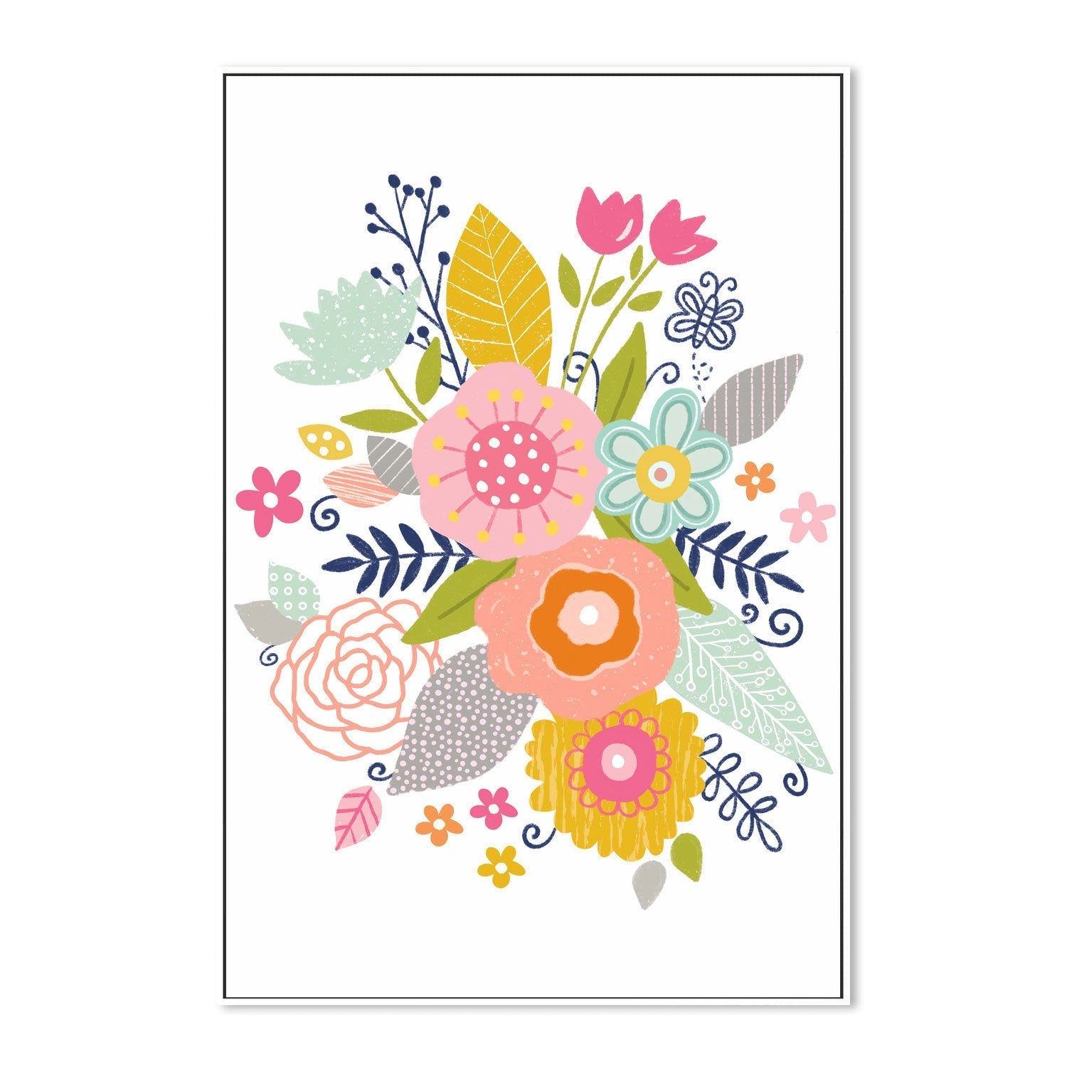 wall-art-print-canvas-poster-framed-Spring Blooms , By Lisa Nohren-5