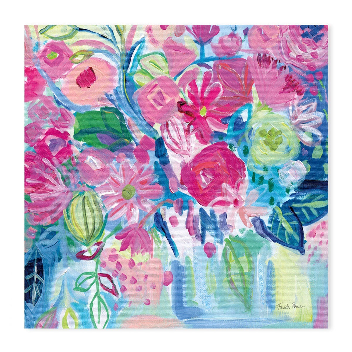 wall-art-print-canvas-poster-framed-Spring Burst, Style A , By Farida Zaman-GIOIA-WALL-ART