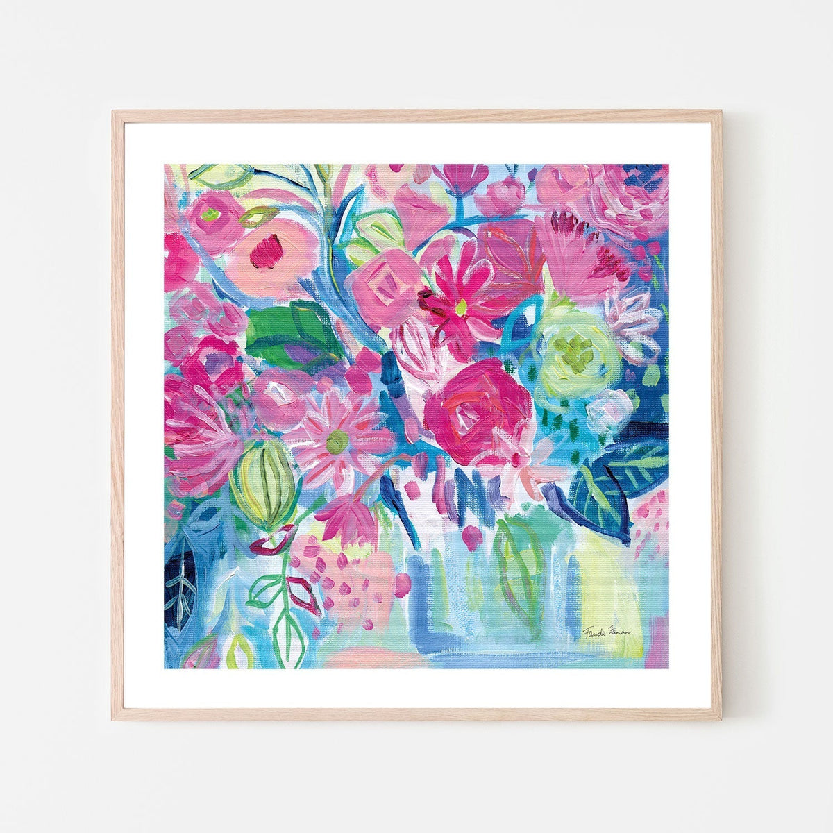 wall-art-print-canvas-poster-framed-Spring Burst, Style A , By Farida Zaman-GIOIA-WALL-ART