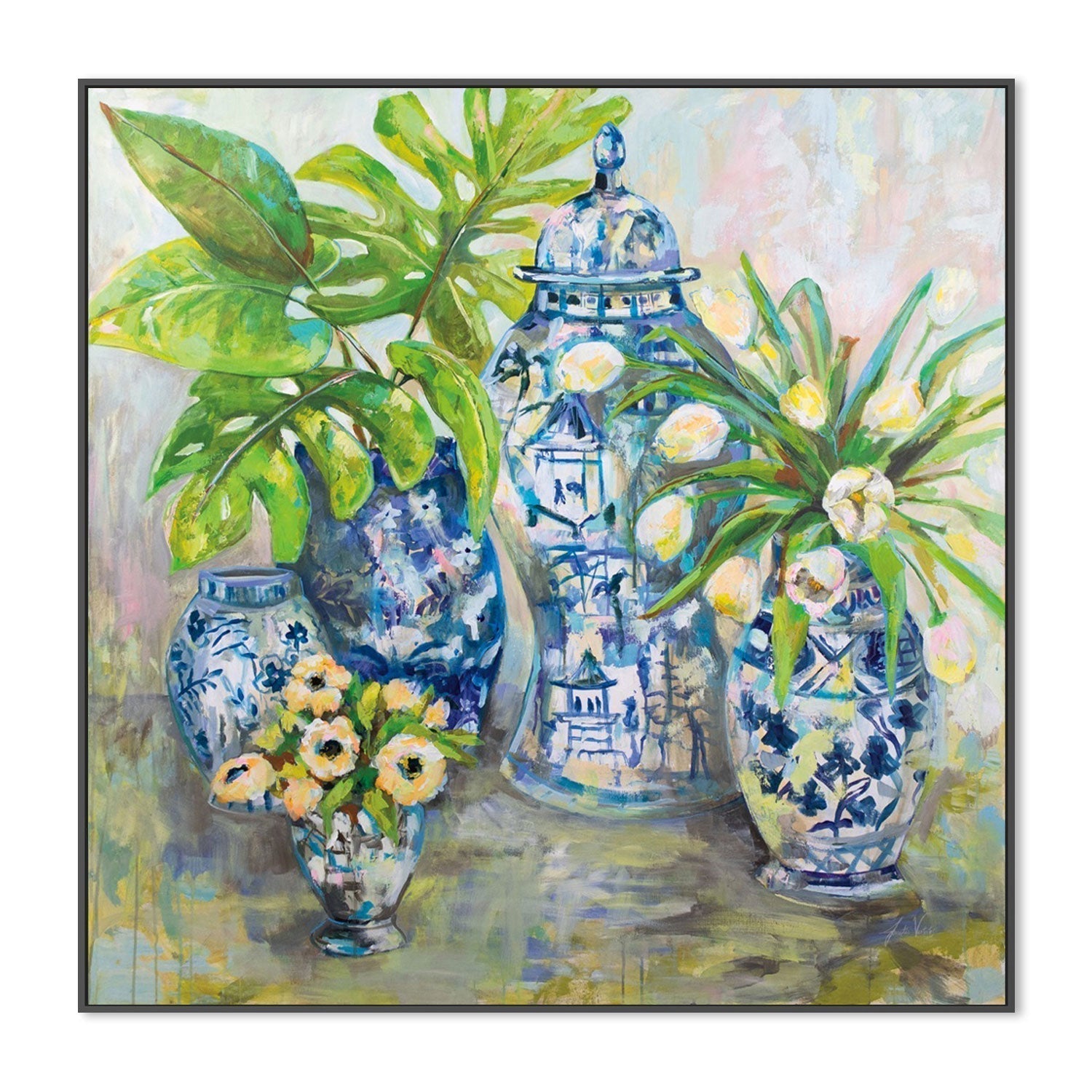 wall-art-print-canvas-poster-framed-Spring Ginger-by-Jeanette Vertentes-Gioia Wall Art