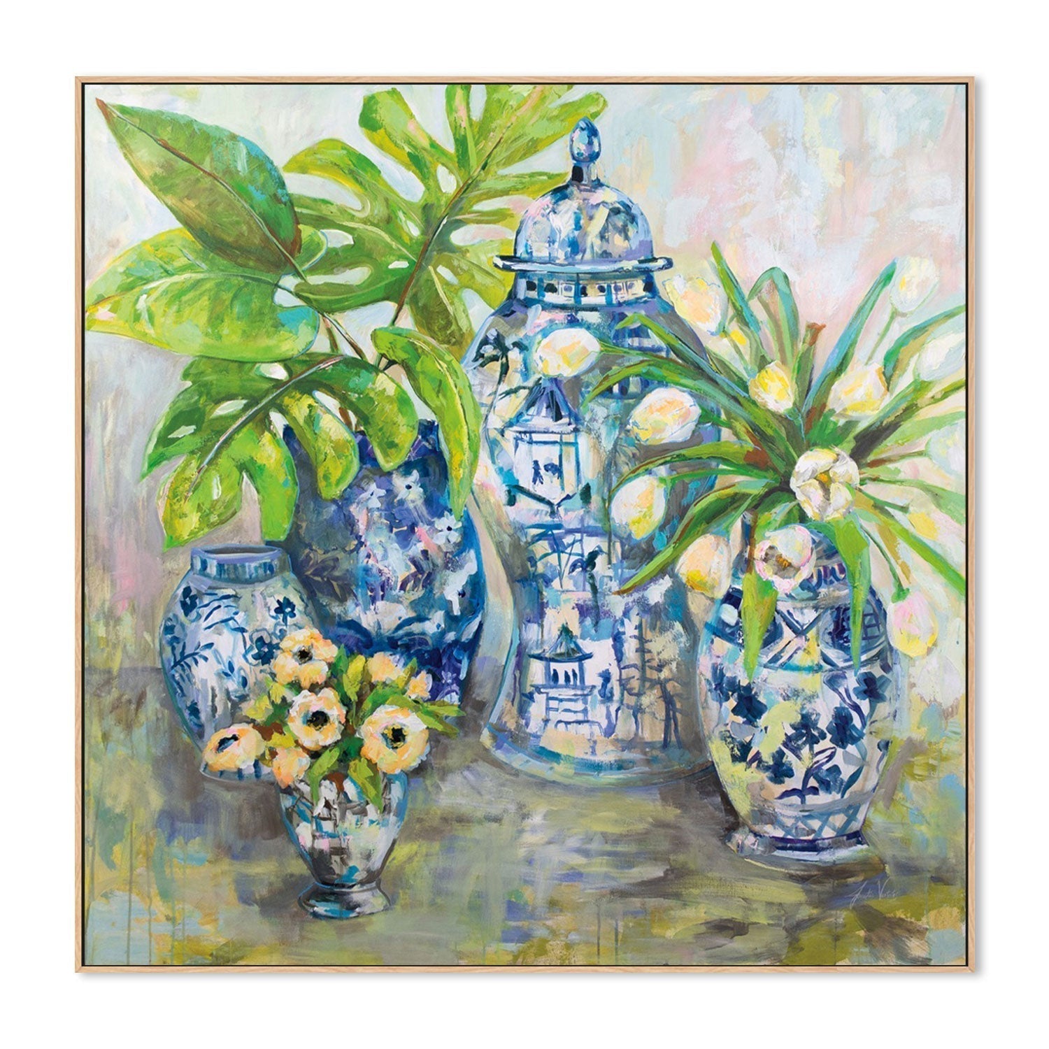 wall-art-print-canvas-poster-framed-Spring Ginger-by-Jeanette Vertentes-Gioia Wall Art