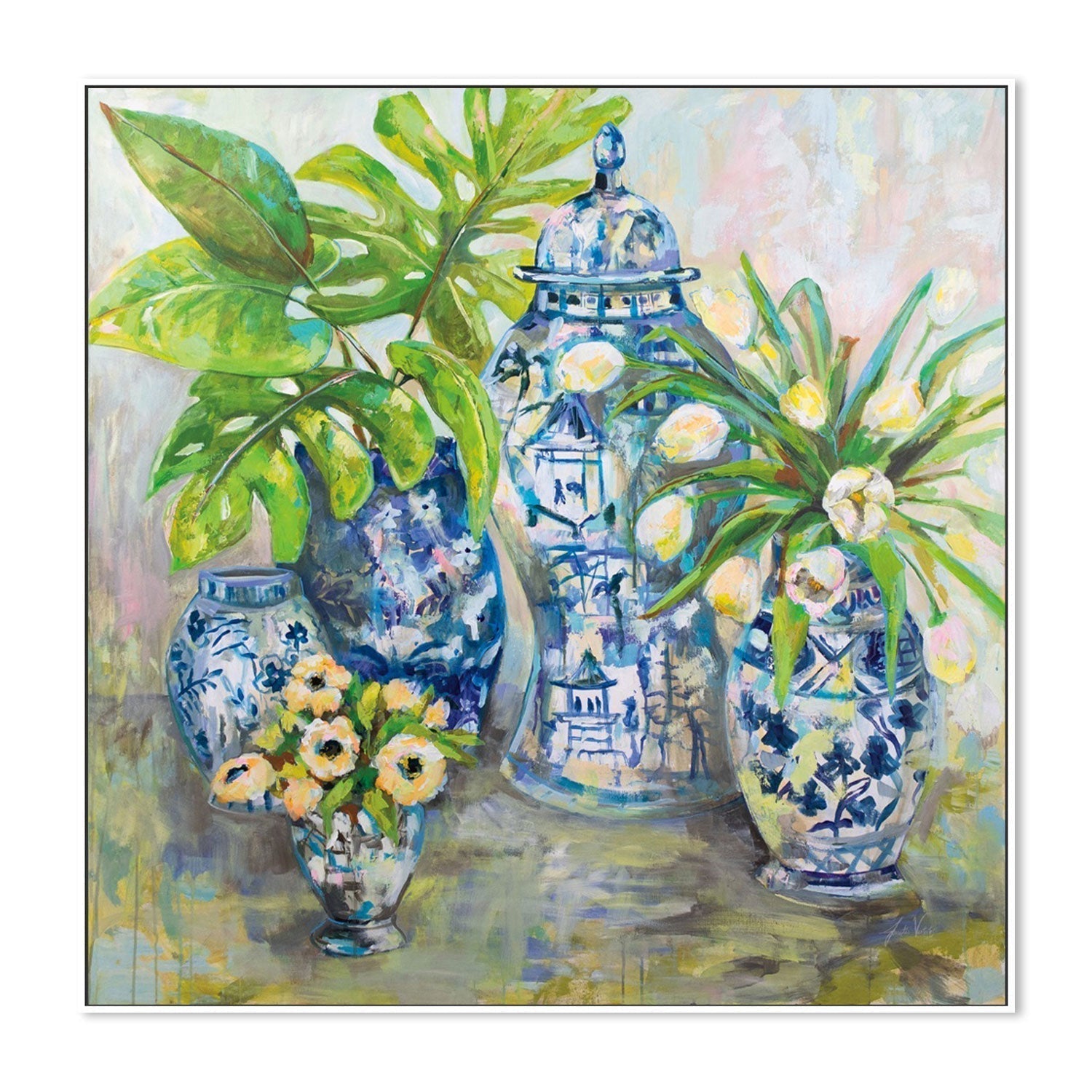 wall-art-print-canvas-poster-framed-Spring Ginger-by-Jeanette Vertentes-Gioia Wall Art