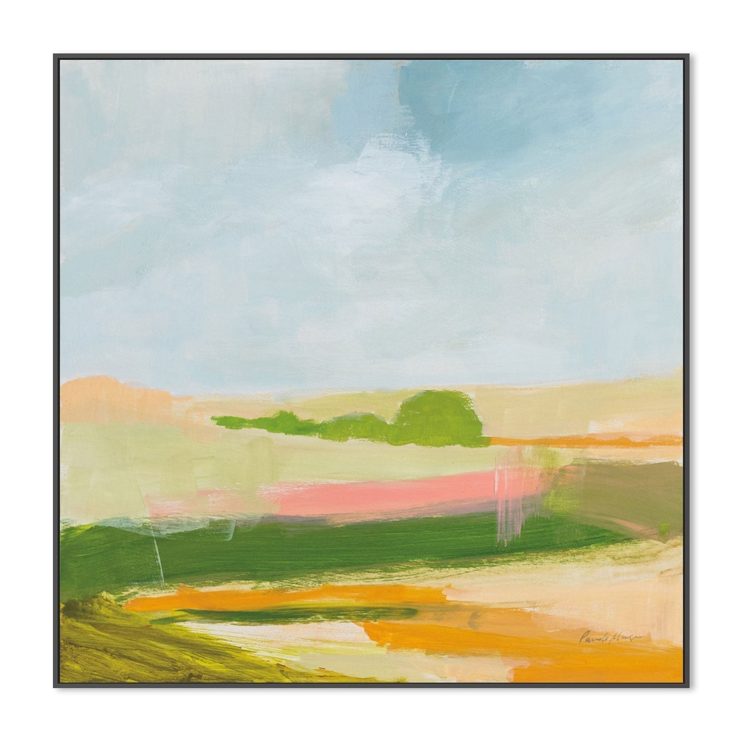 wall-art-print-canvas-poster-framed-Spring Green-by-Pamela Munger-Gioia Wall Art