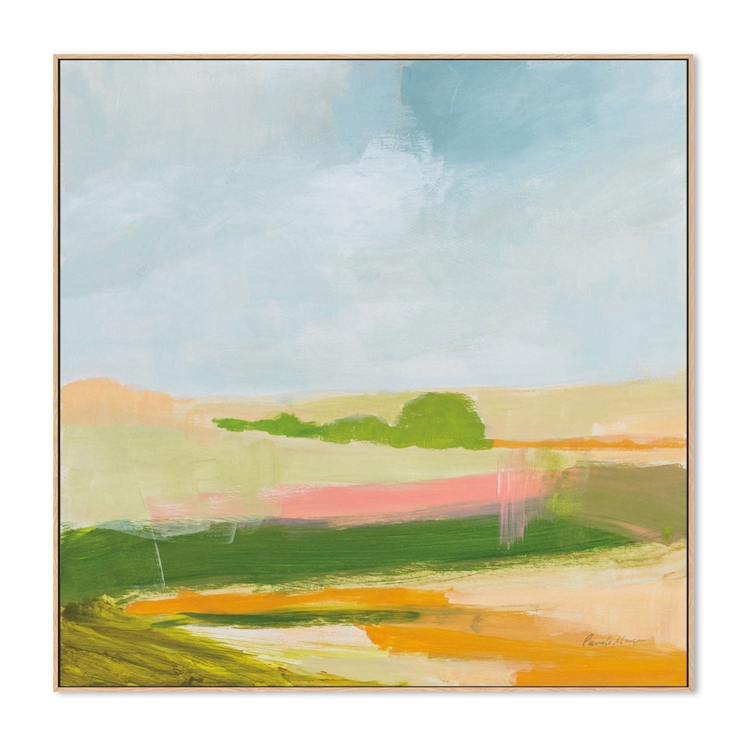 wall-art-print-canvas-poster-framed-Spring Green-by-Pamela Munger-Gioia Wall Art