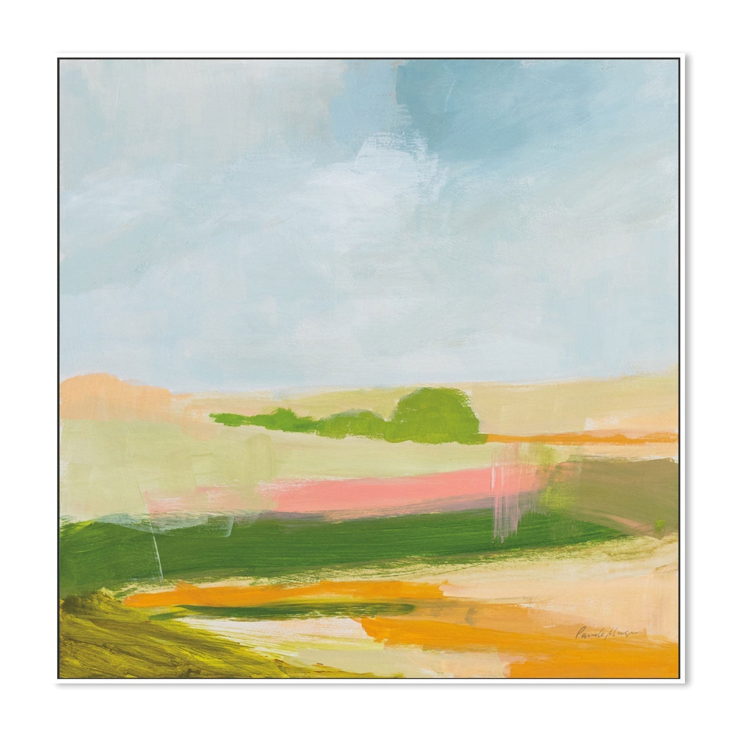 wall-art-print-canvas-poster-framed-Spring Green-by-Pamela Munger-Gioia Wall Art