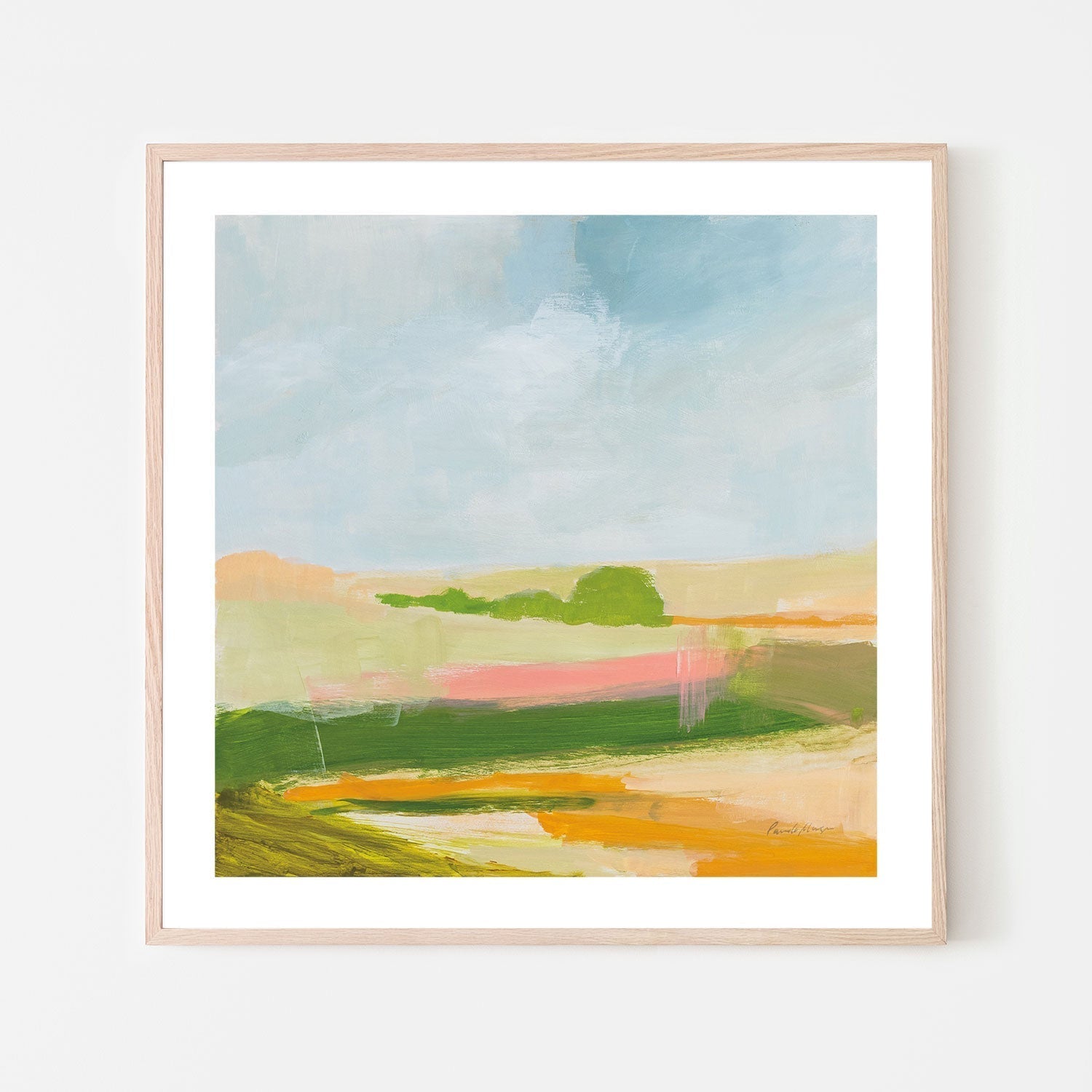 wall-art-print-canvas-poster-framed-Spring Green-by-Pamela Munger-Gioia Wall Art