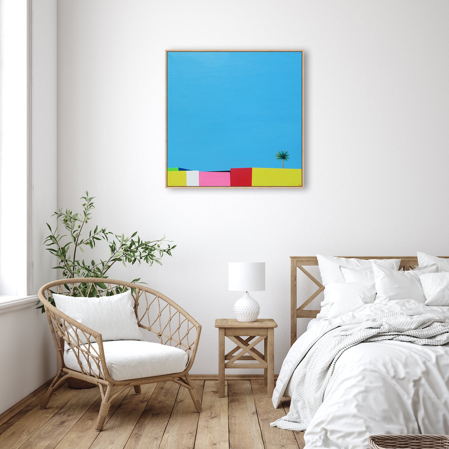 wall-art-print-canvas-poster-framed-Spring In The City-by-Ieva Baklane-Gioia Wall Art