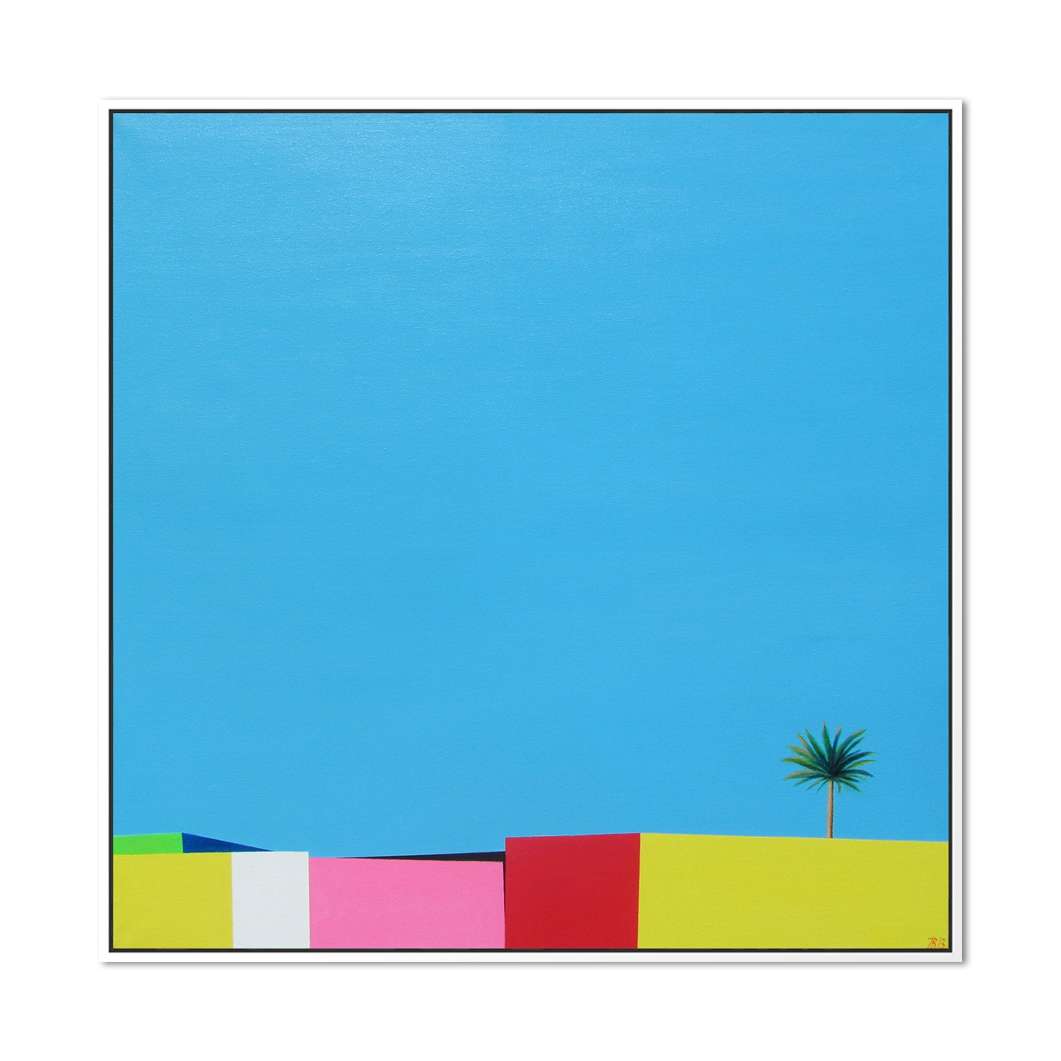wall-art-print-canvas-poster-framed-Spring In The City-by-Ieva Baklane-Gioia Wall Art