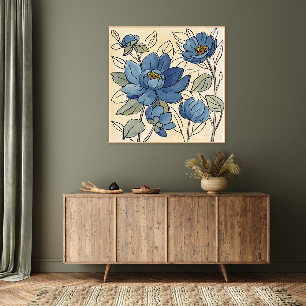 wall-art-print-canvas-poster-framed-Spring Lace Floral, Style D-by-Silvia Vassileva-Gioia Wall Art