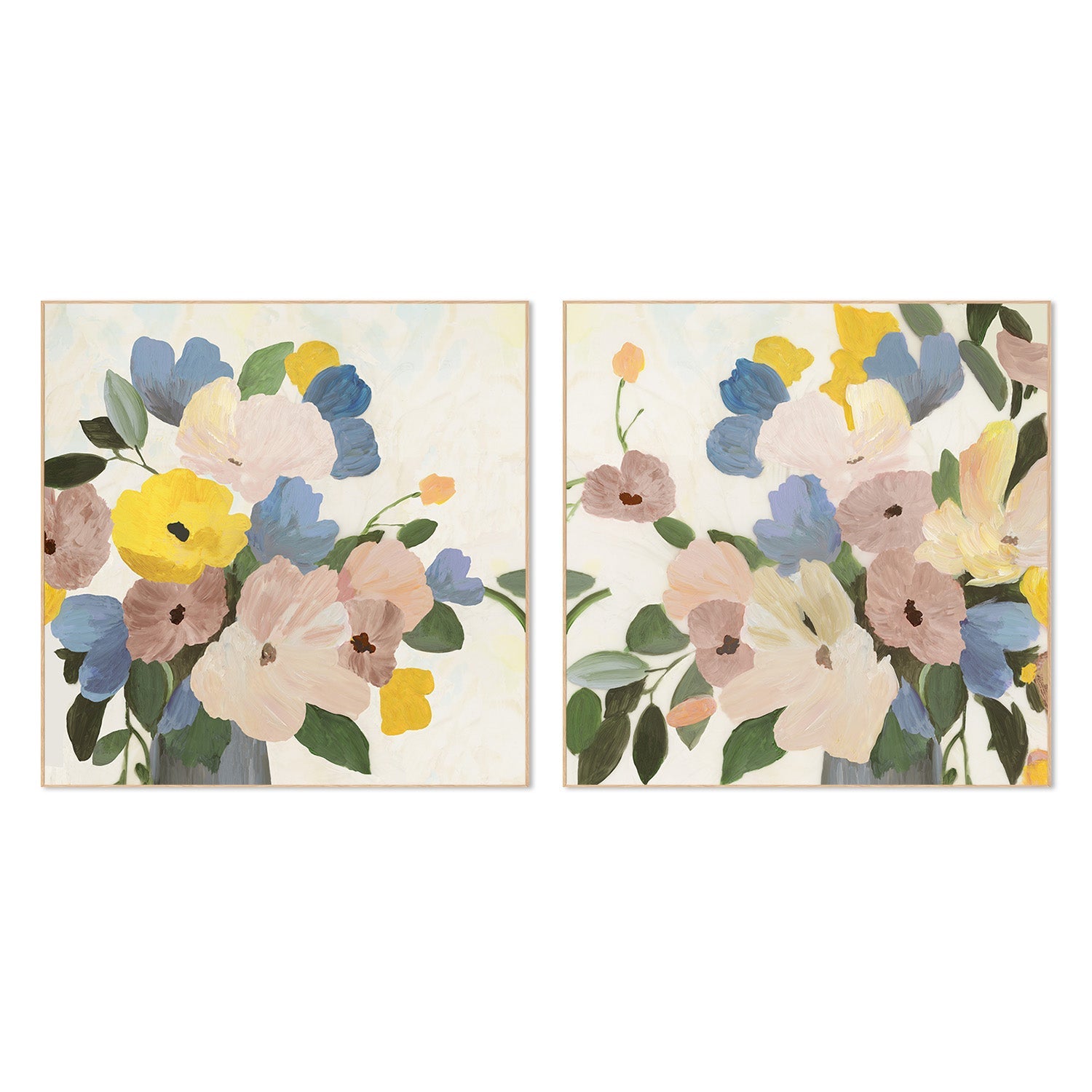 wall-art-print-canvas-poster-framed-Spring Picks, Style A & B, Set Of 2 , By Asia Jensen-4