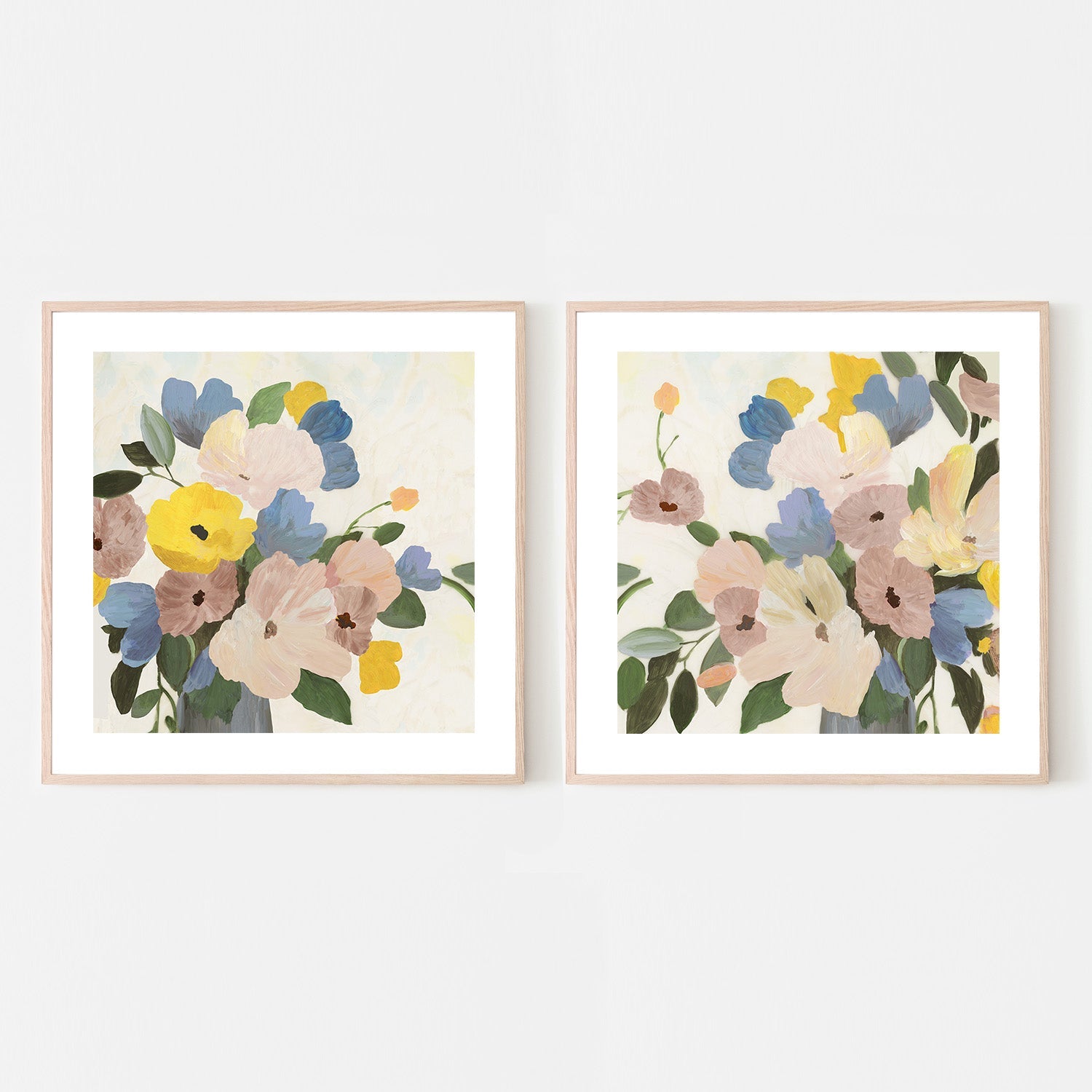 wall-art-print-canvas-poster-framed-Spring Picks, Style A & B, Set Of 2 , By Asia Jensen-6