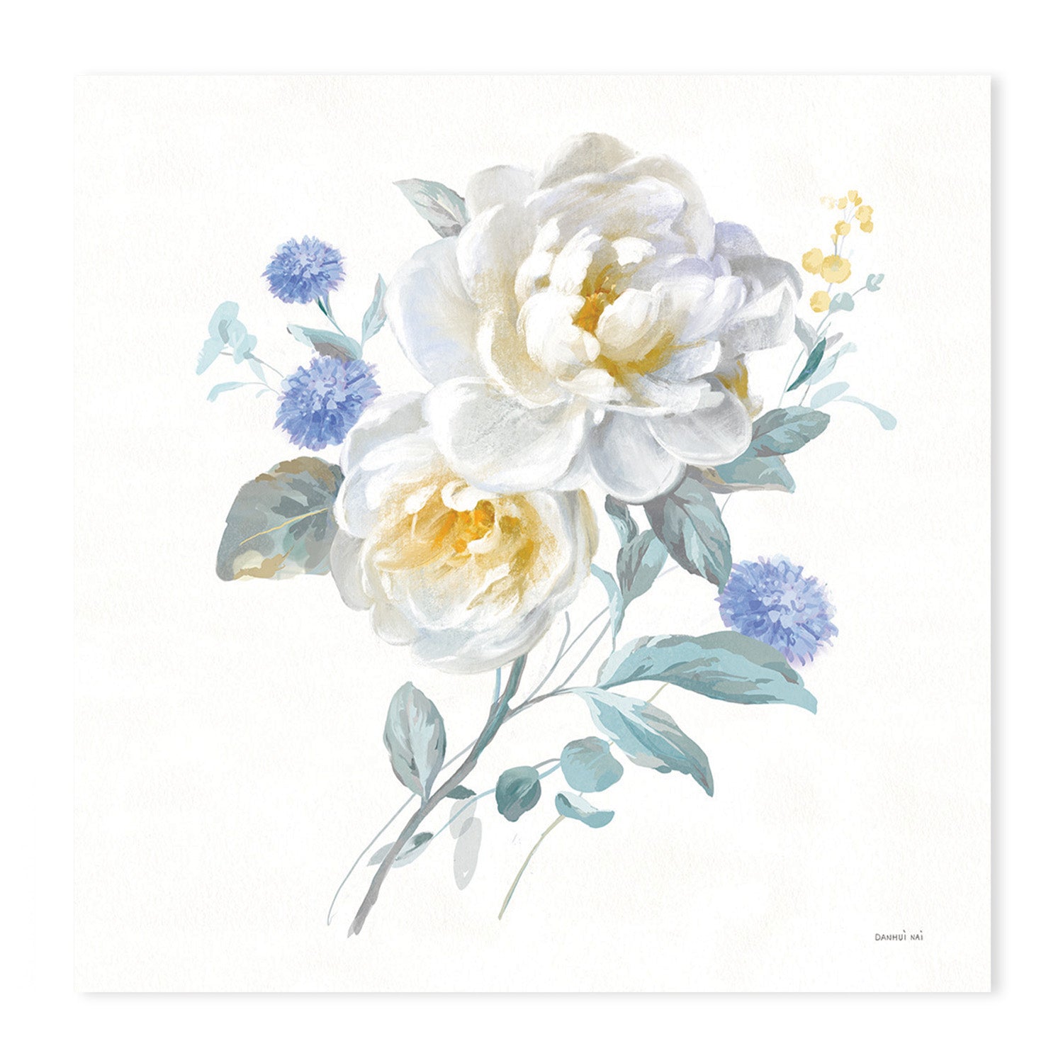 wall-art-print-canvas-poster-framed-Spring Simplicity, Style A & B, Set Of 2 , By Danhui Nai-GIOIA-WALL-ART