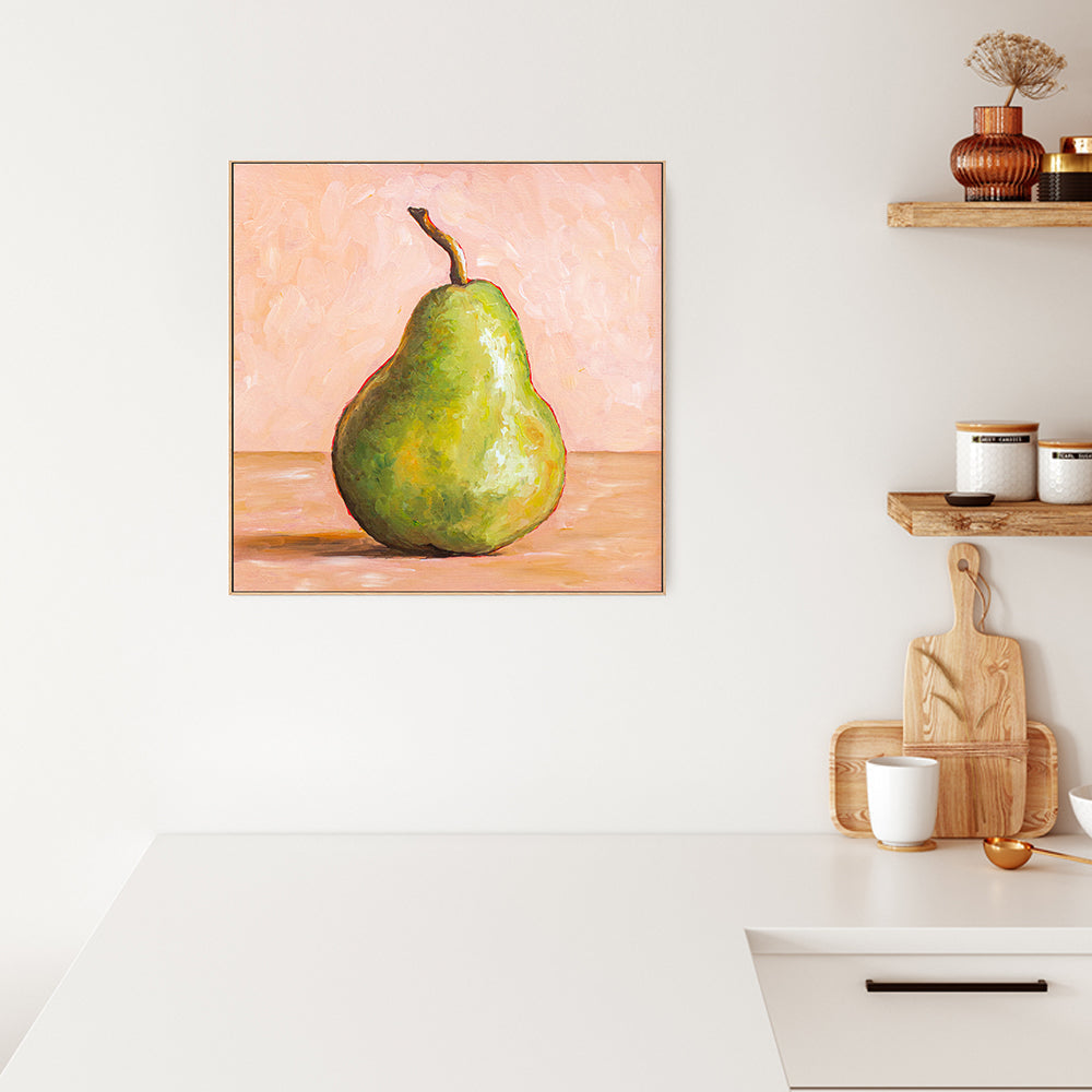 wall-art-print-canvas-poster-framed-Square Pear , By Julia Ockert-GIOIA-WALL-ART