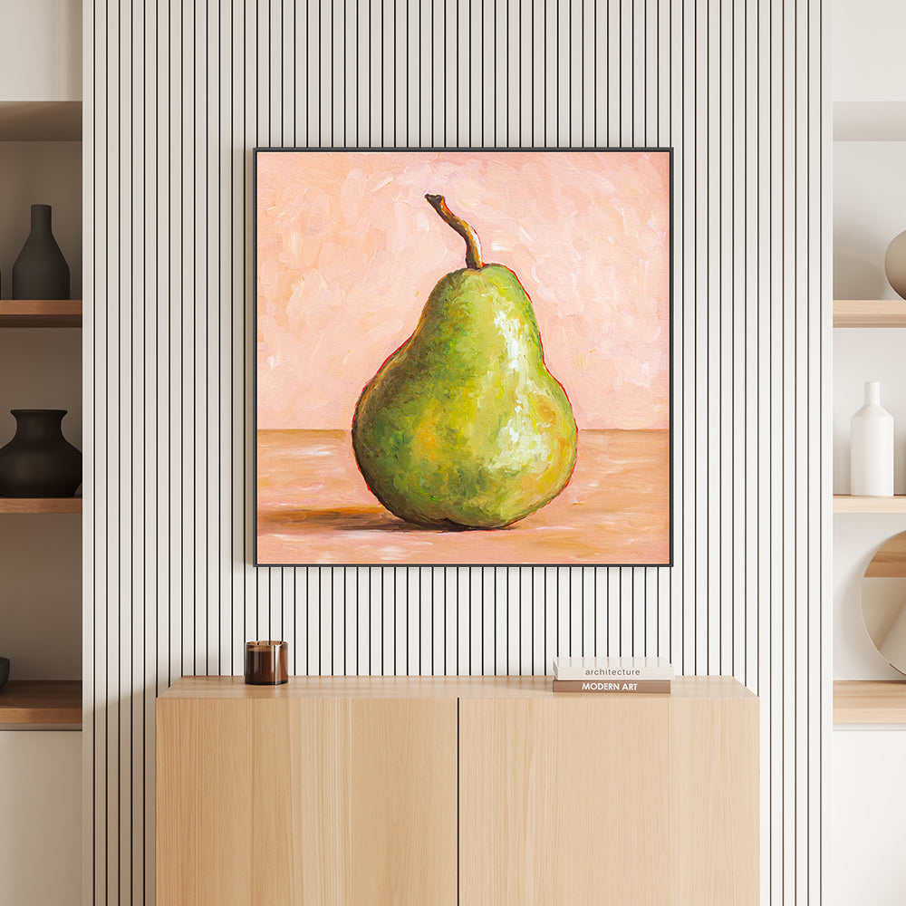 wall-art-print-canvas-poster-framed-Square Pear , By Julia Ockert-GIOIA-WALL-ART