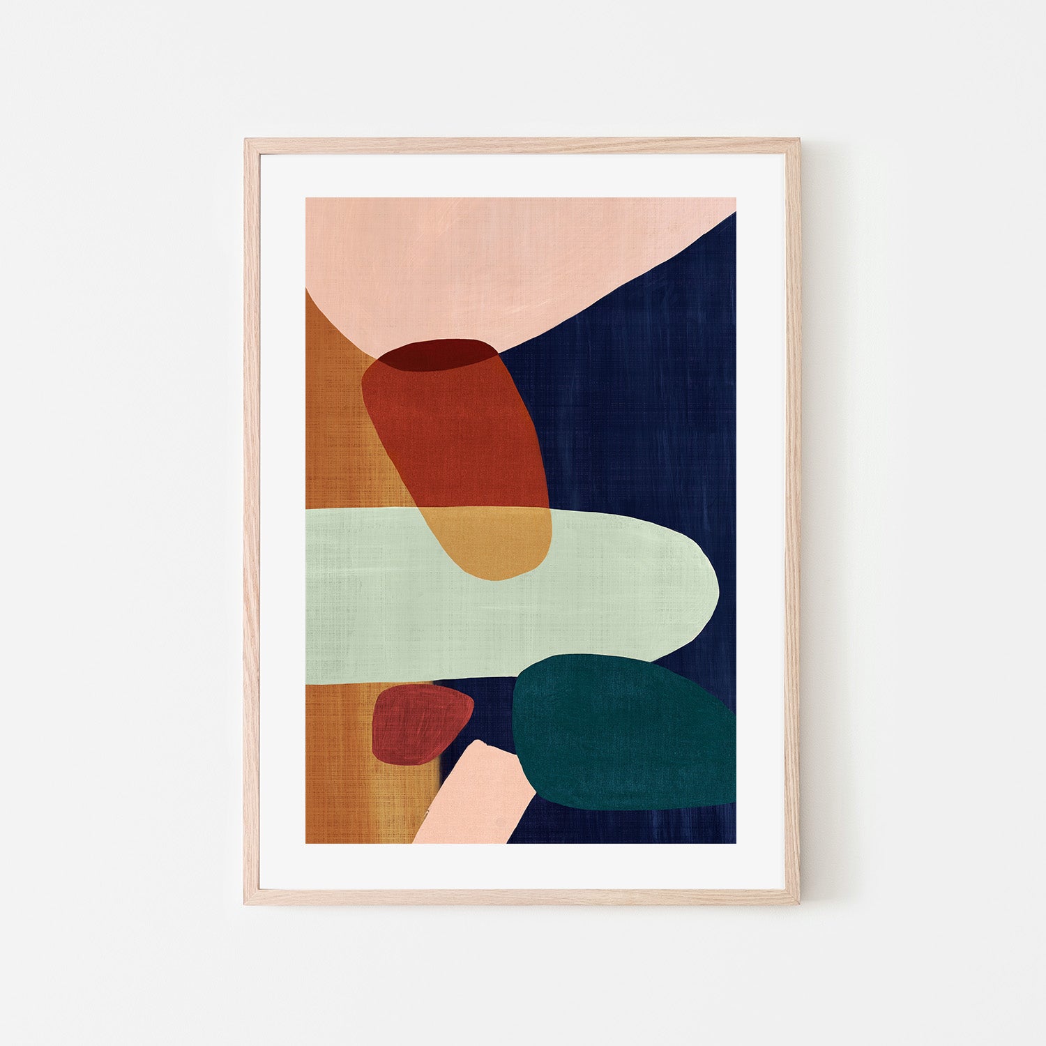 wall-art-print-canvas-poster-framed-Stacking Pebbles, Style A , By Eva Watts-6