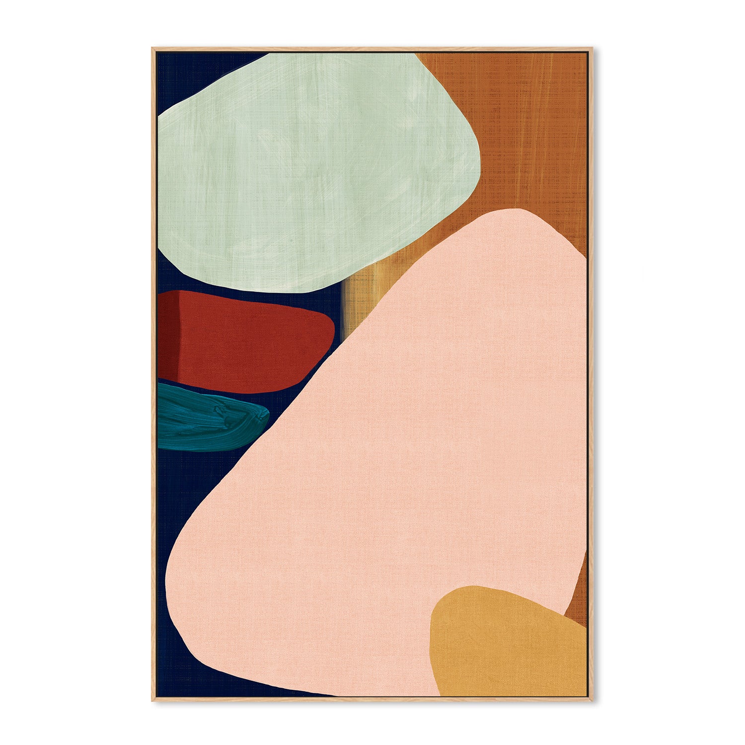 wall-art-print-canvas-poster-framed-Stacking Pebbles, Style B , By Eva Watts-4