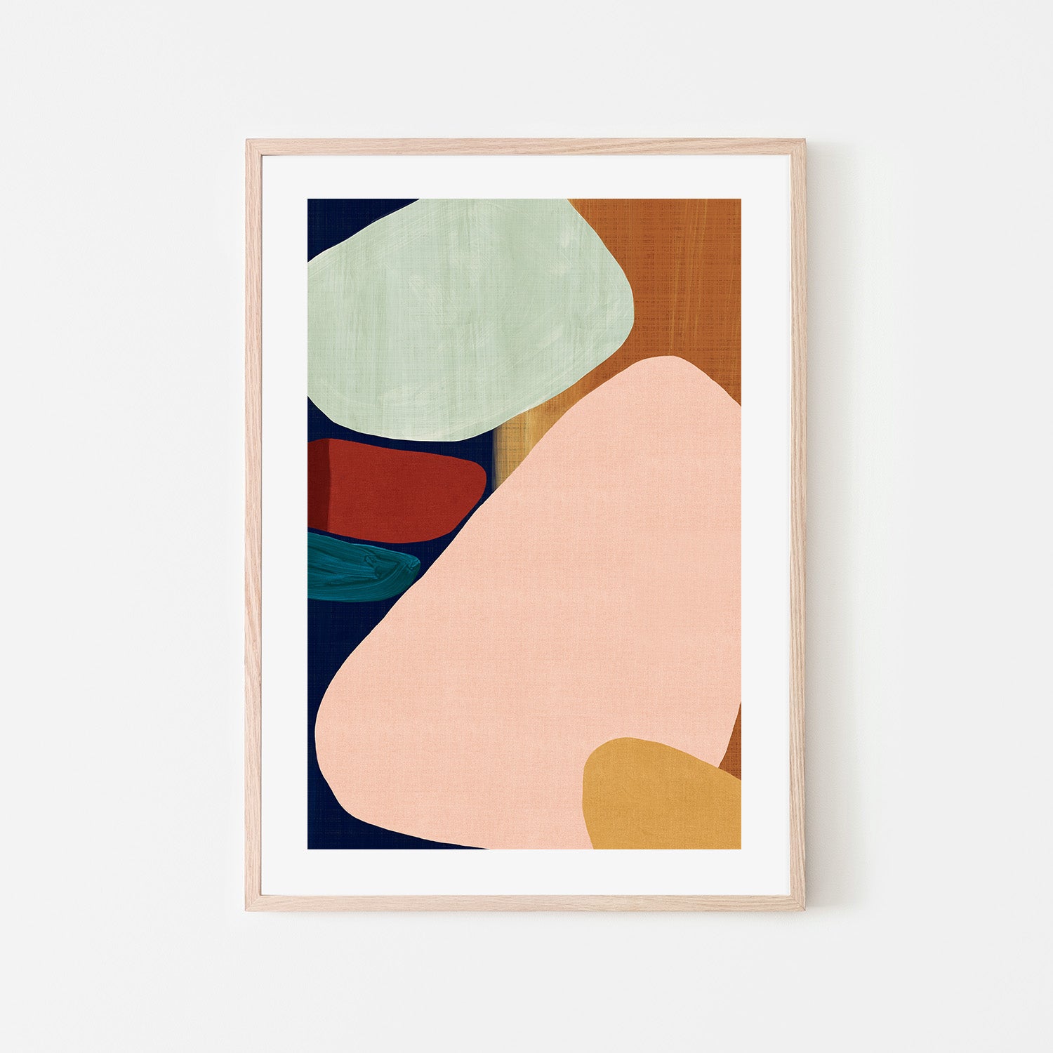 wall-art-print-canvas-poster-framed-Stacking Pebbles, Style B , By Eva Watts-6