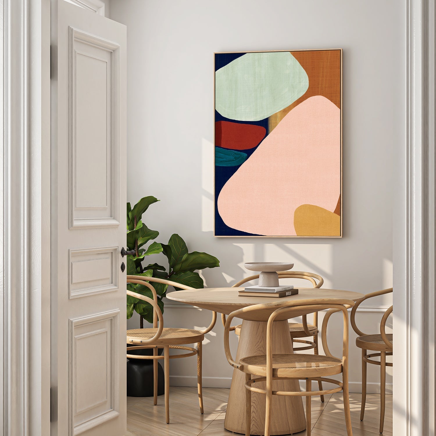 wall-art-print-canvas-poster-framed-Stacking Pebbles, Style B , By Eva Watts-7