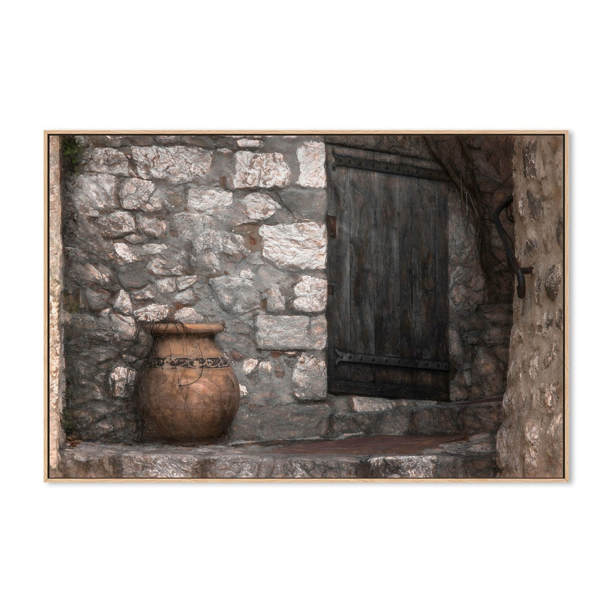 wall-art-print-canvas-poster-framed-Stair Alley, by Gilbert Claes-by-Plus X Studio-Gioia Wall Art