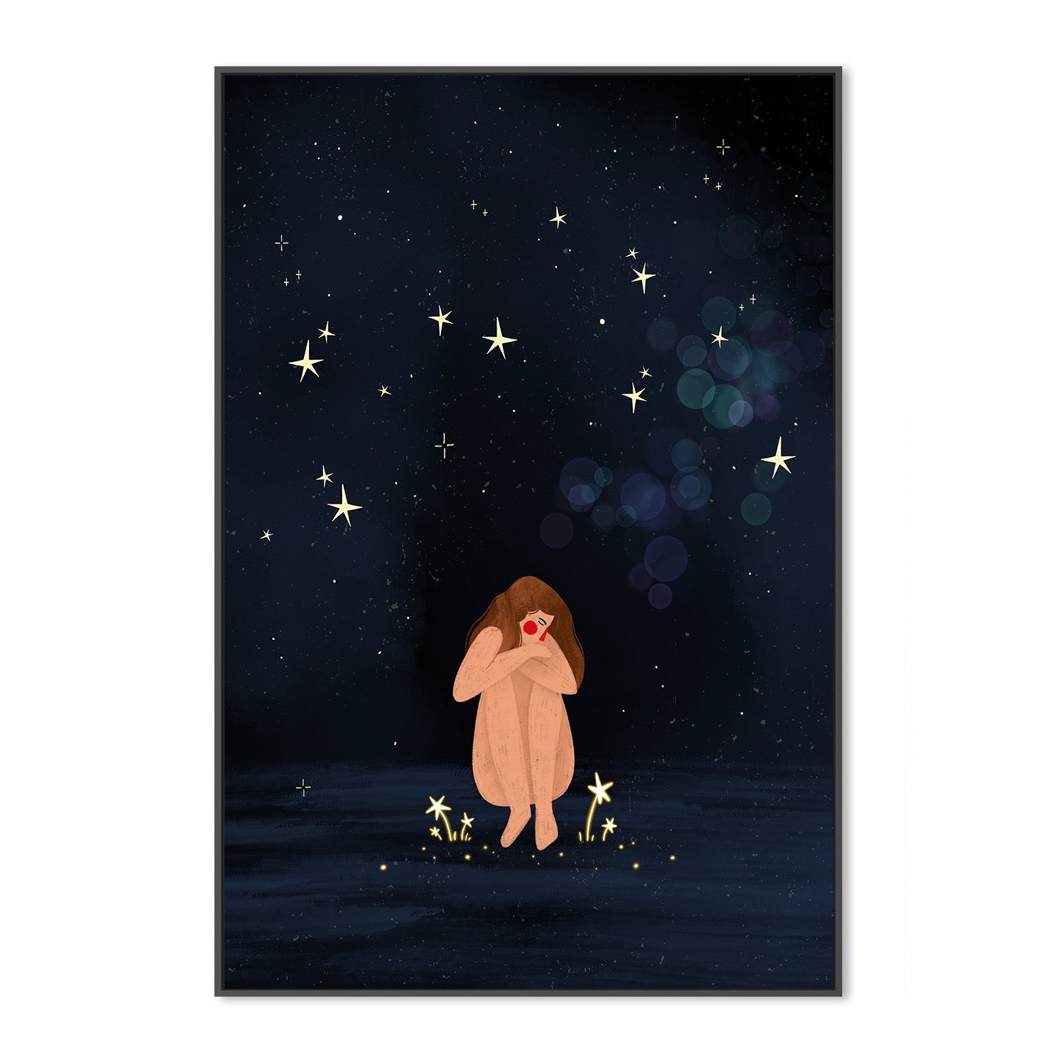 wall-art-print-canvas-poster-framed-Starlit Solitude-3