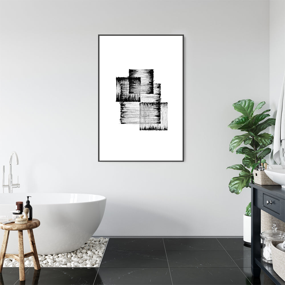 wall-art-print-canvas-poster-framed-Stick Ink, Style A-by-Danushka Abeygoda-Gioia Wall Art