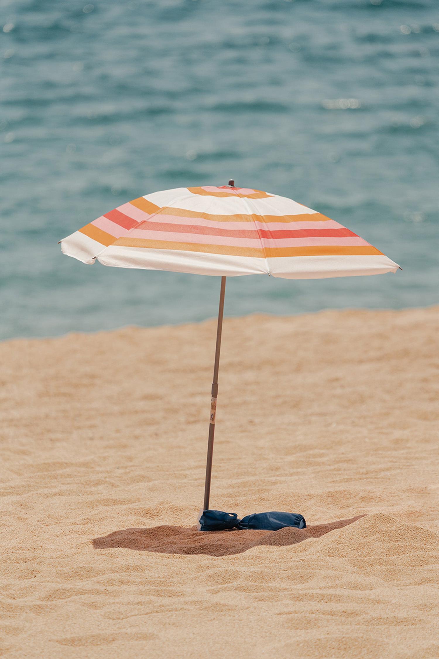 wall-art-print-canvas-poster-framed-Striped Umbrella-1
